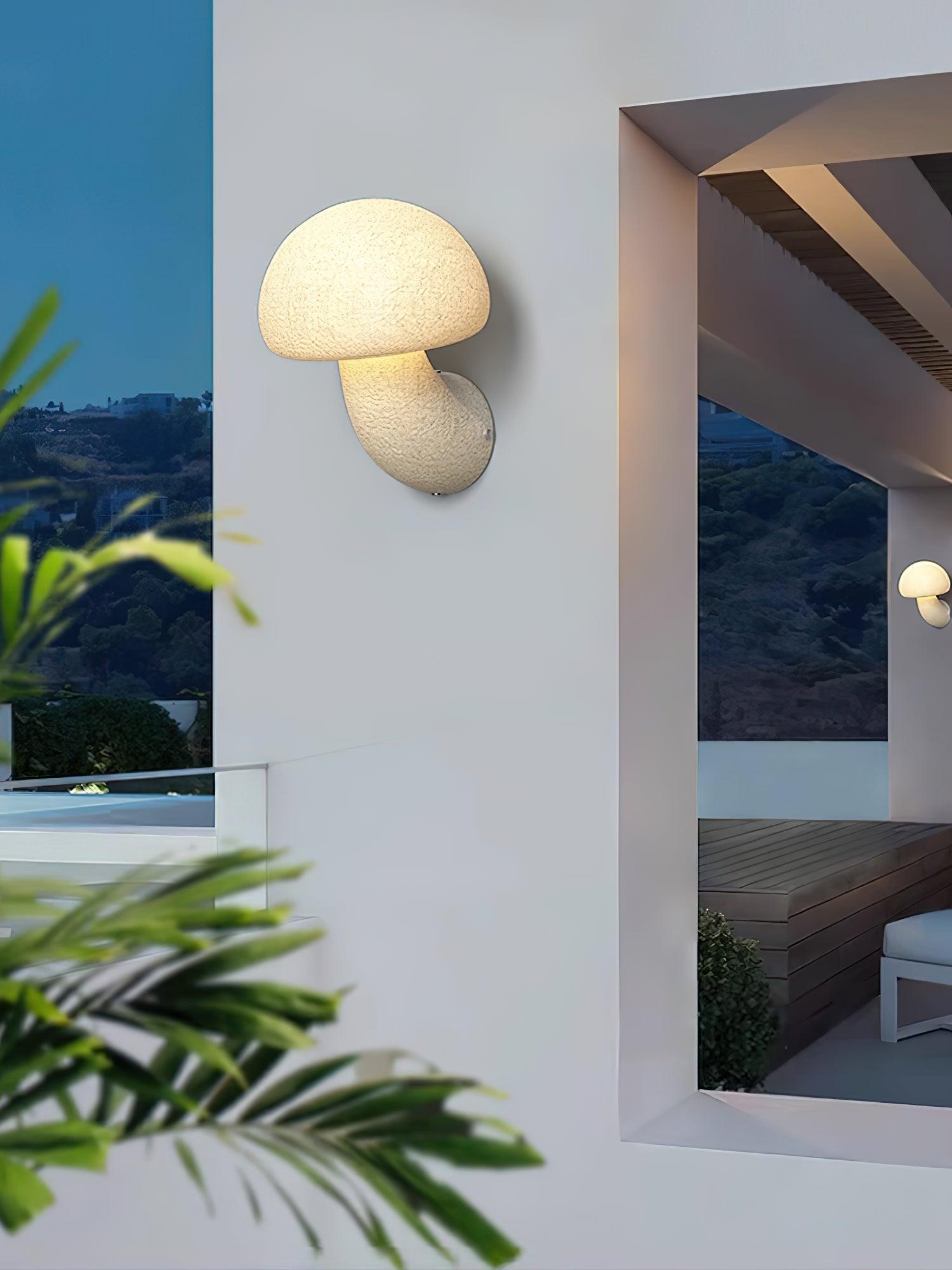 Mior Individual Creativity Mushroom Resin Wall Lamp-Neutral Decor