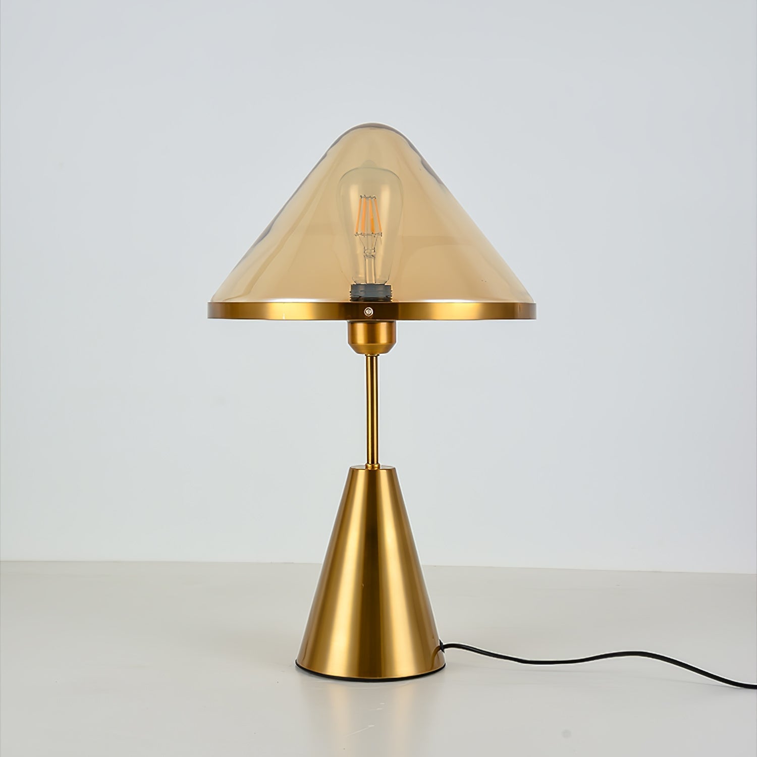 Mushroom Contemporary Table Lamp-Neutral Decor