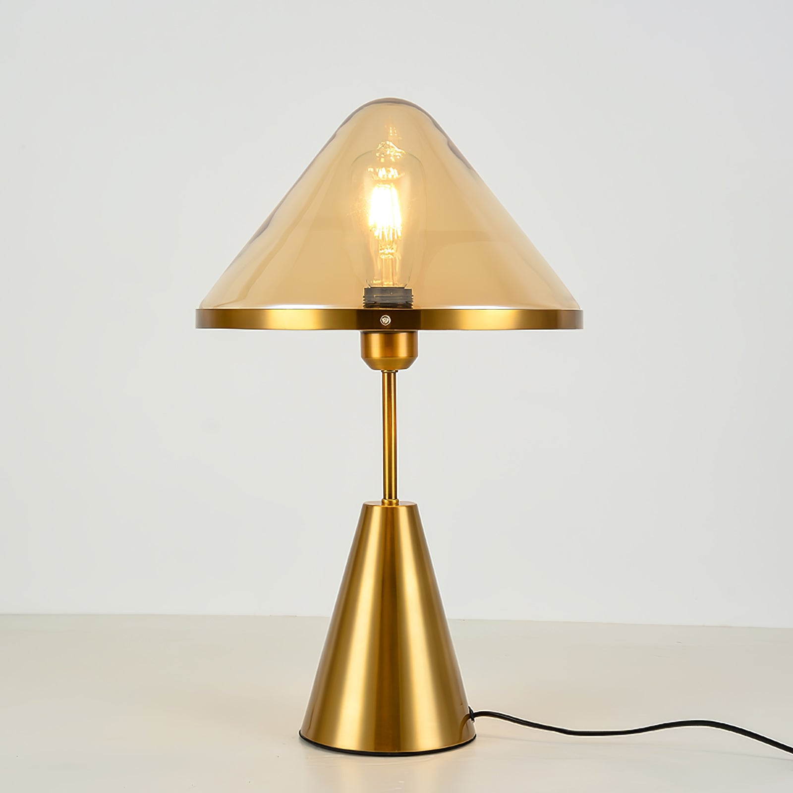 Mushroom Contemporary Table Lamp-Neutral Decor