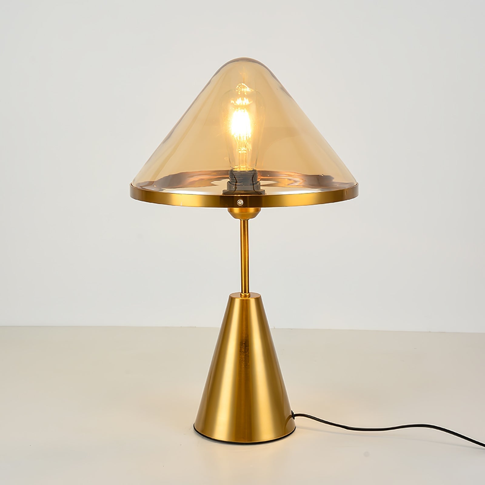 Mushroom Contemporary Table Lamp-Neutral Decor