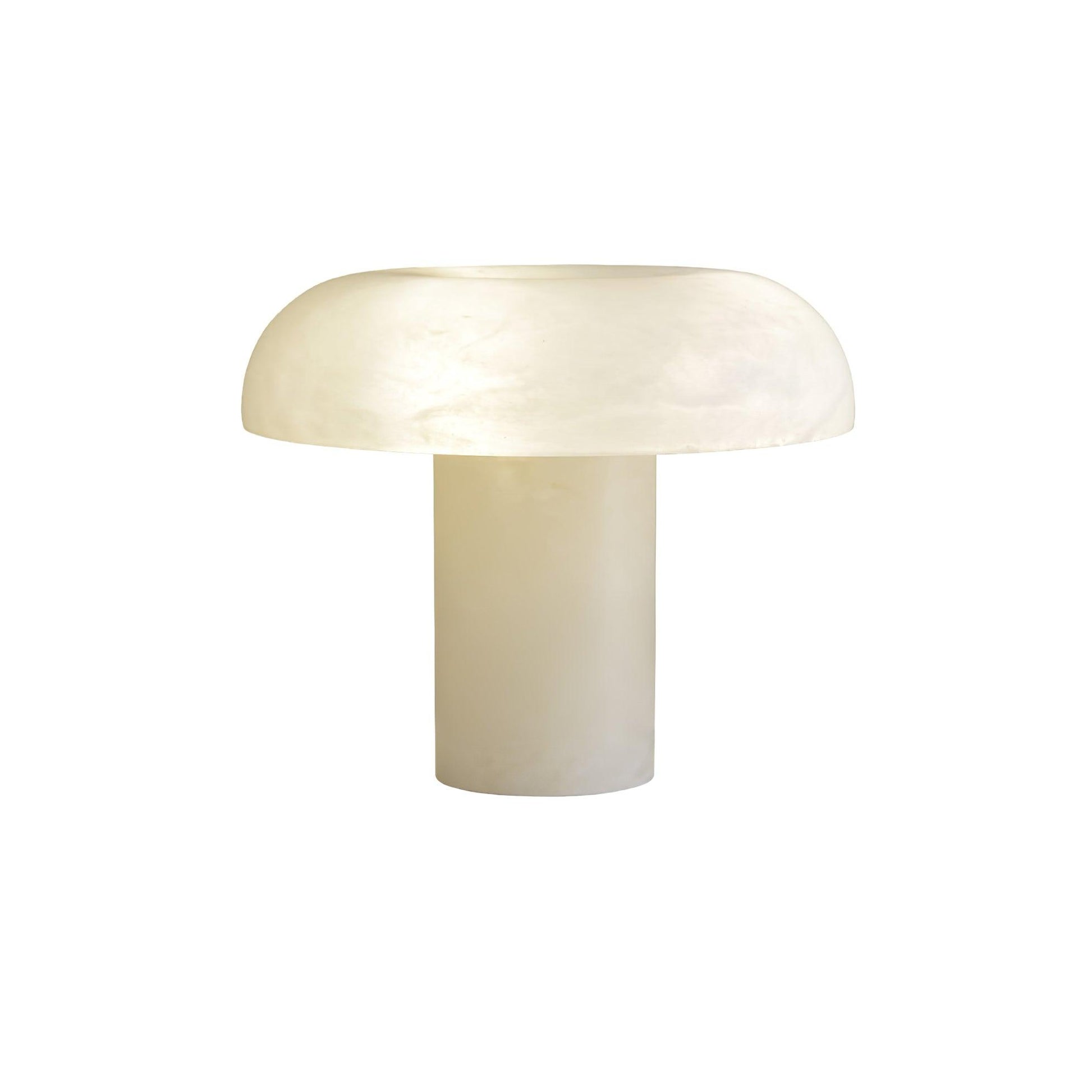 Ivvinos Tentacle Alabaster Table Lamp-Neutral Decor