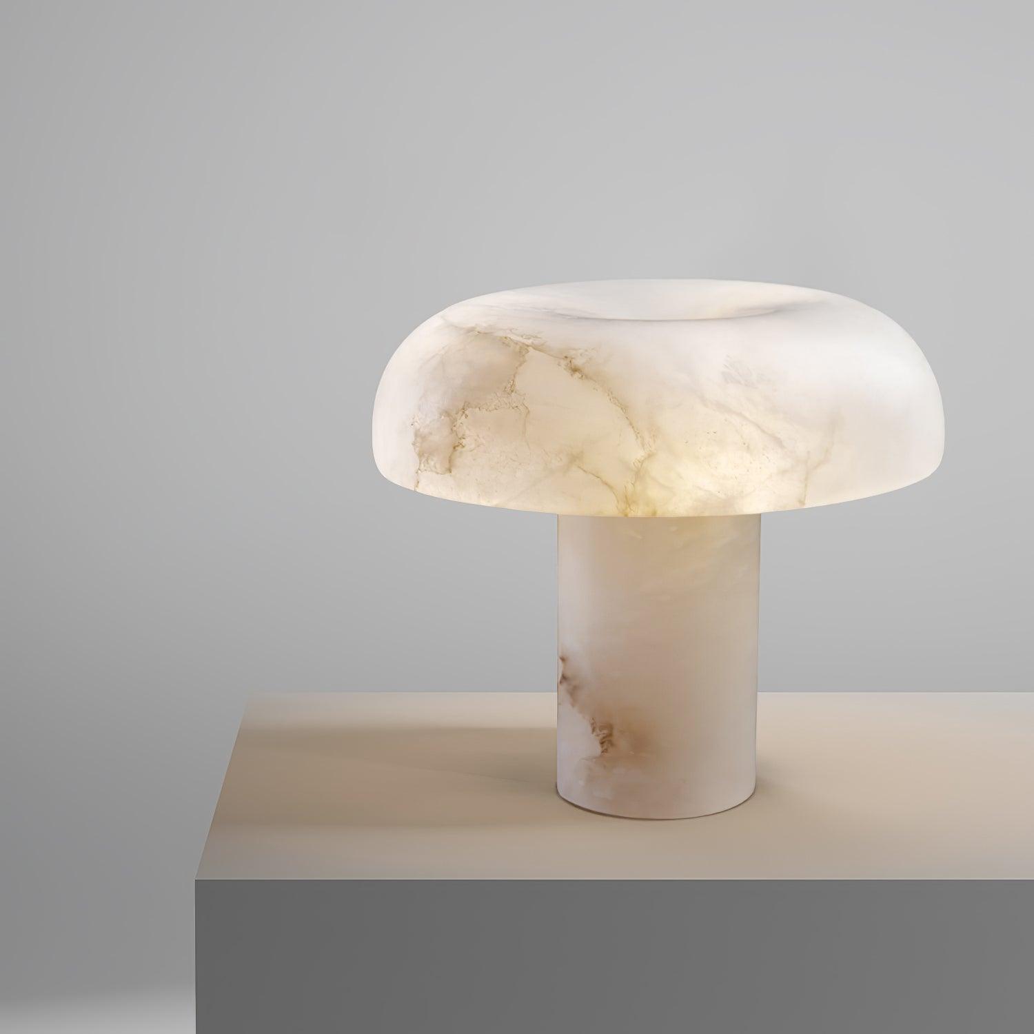 Ivvinos Tentacle Alabaster Table Lamp-Neutral Decor
