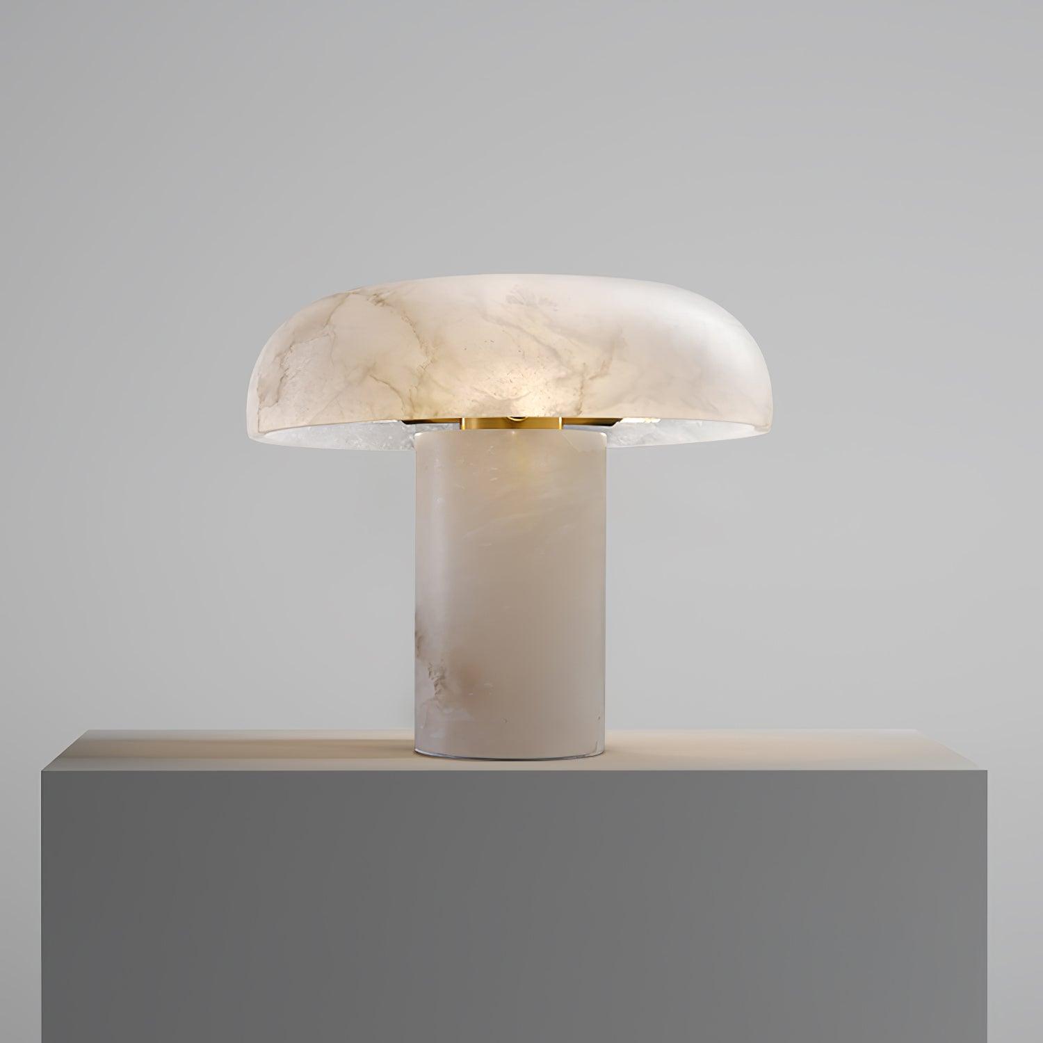 Ivvinos Tentacle Alabaster Table Lamp-Neutral Decor