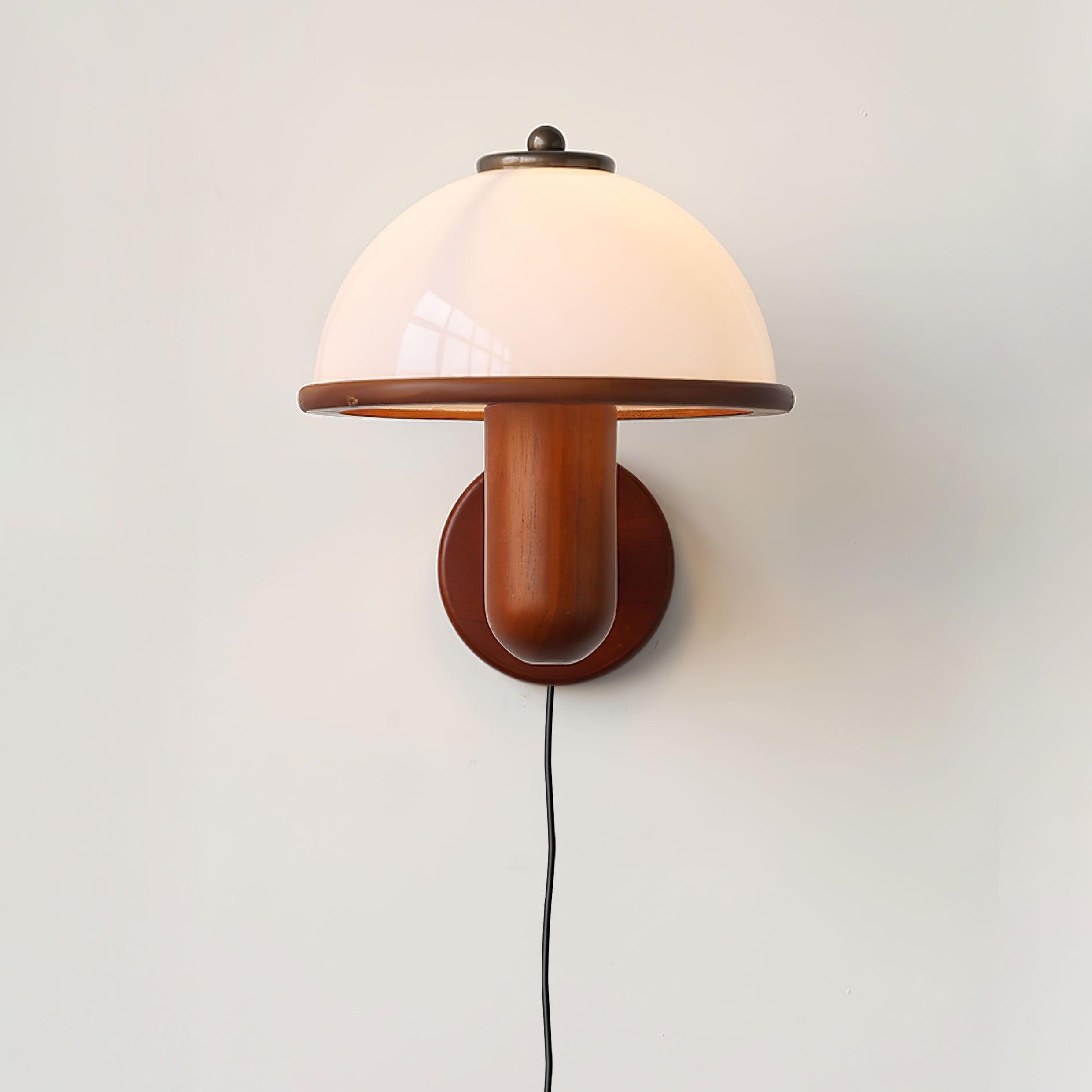 Lustra Wall Lamp Mushroom Wood-Neutral Decor