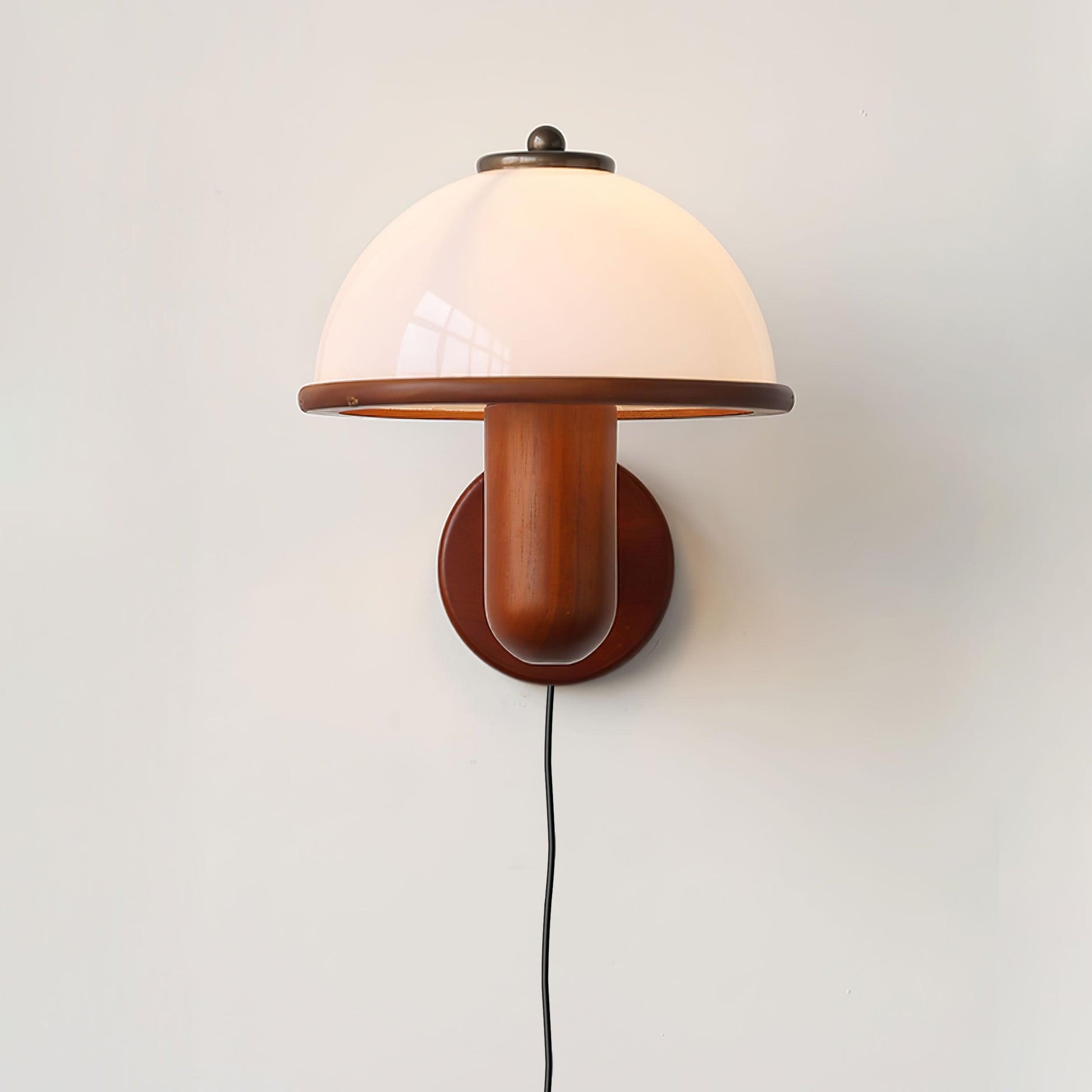 Lustra Wall Lamp Mushroom Wood Oak-Neutral Decor