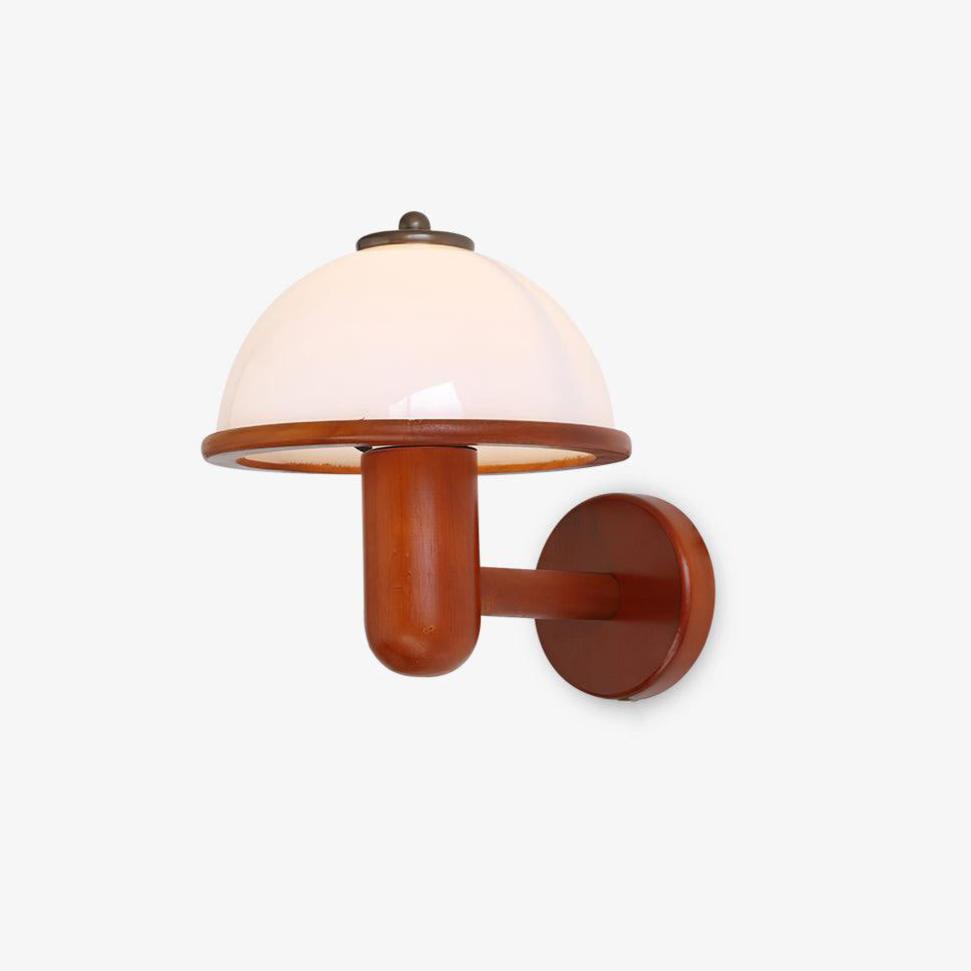 Lustra Wall Lamp Mushroom Wood Oak-Neutral Decor