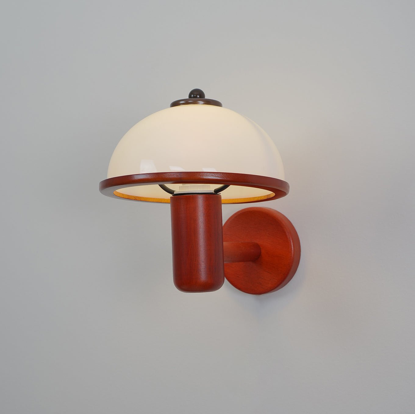 Lustra Wall Lamp Mushroom Wood Oak-Neutral Decor