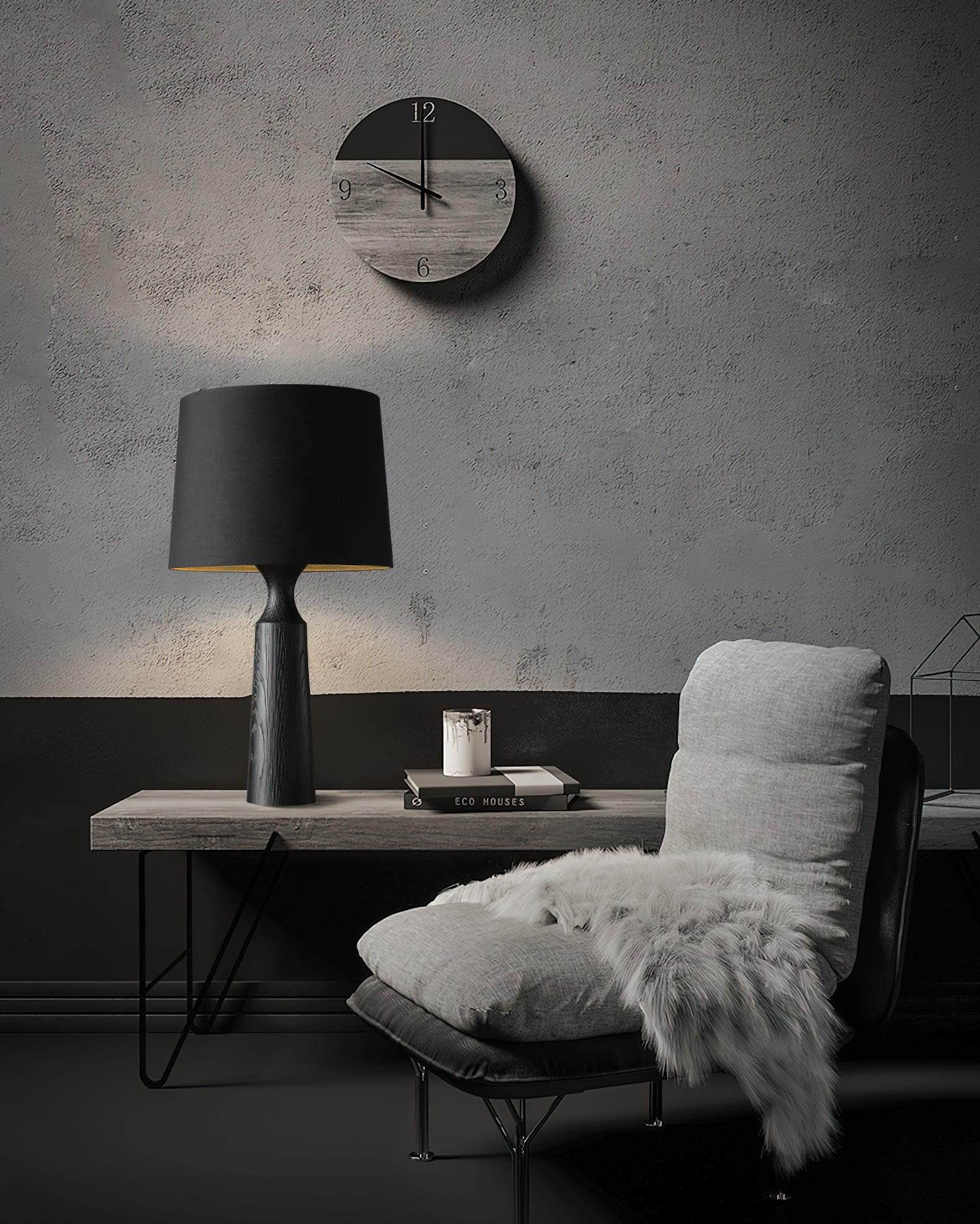 Harry Contemporary Wood Table Lamp-Neutral Decor