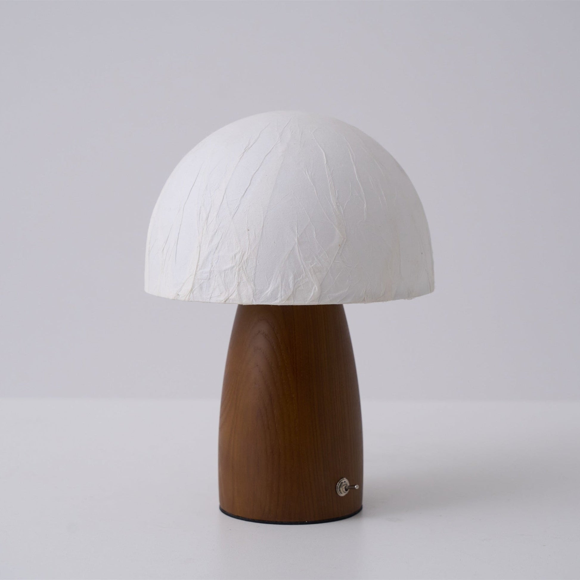 Nimbus Wood & Fabric Table Lamp-Neutral Decor
