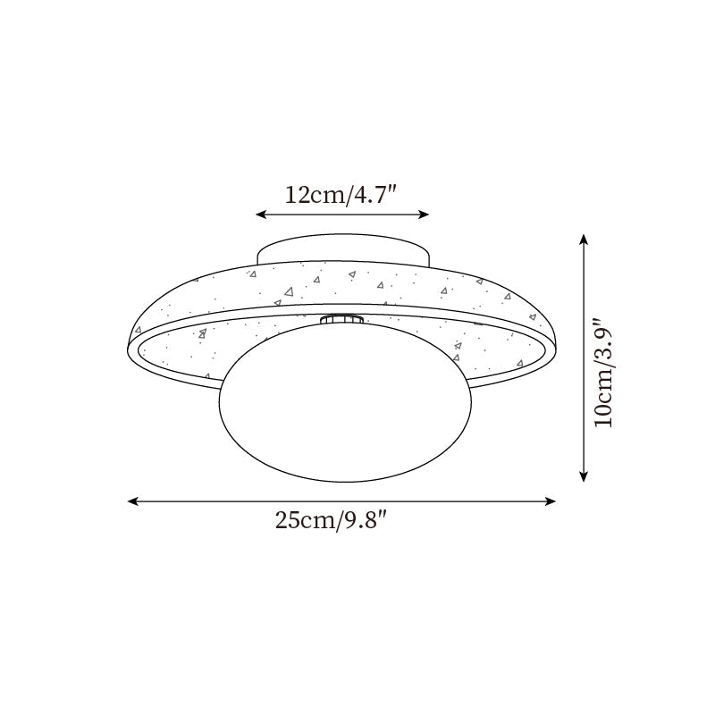 Mexo Travertine Ceiling Light-Neutral Decor