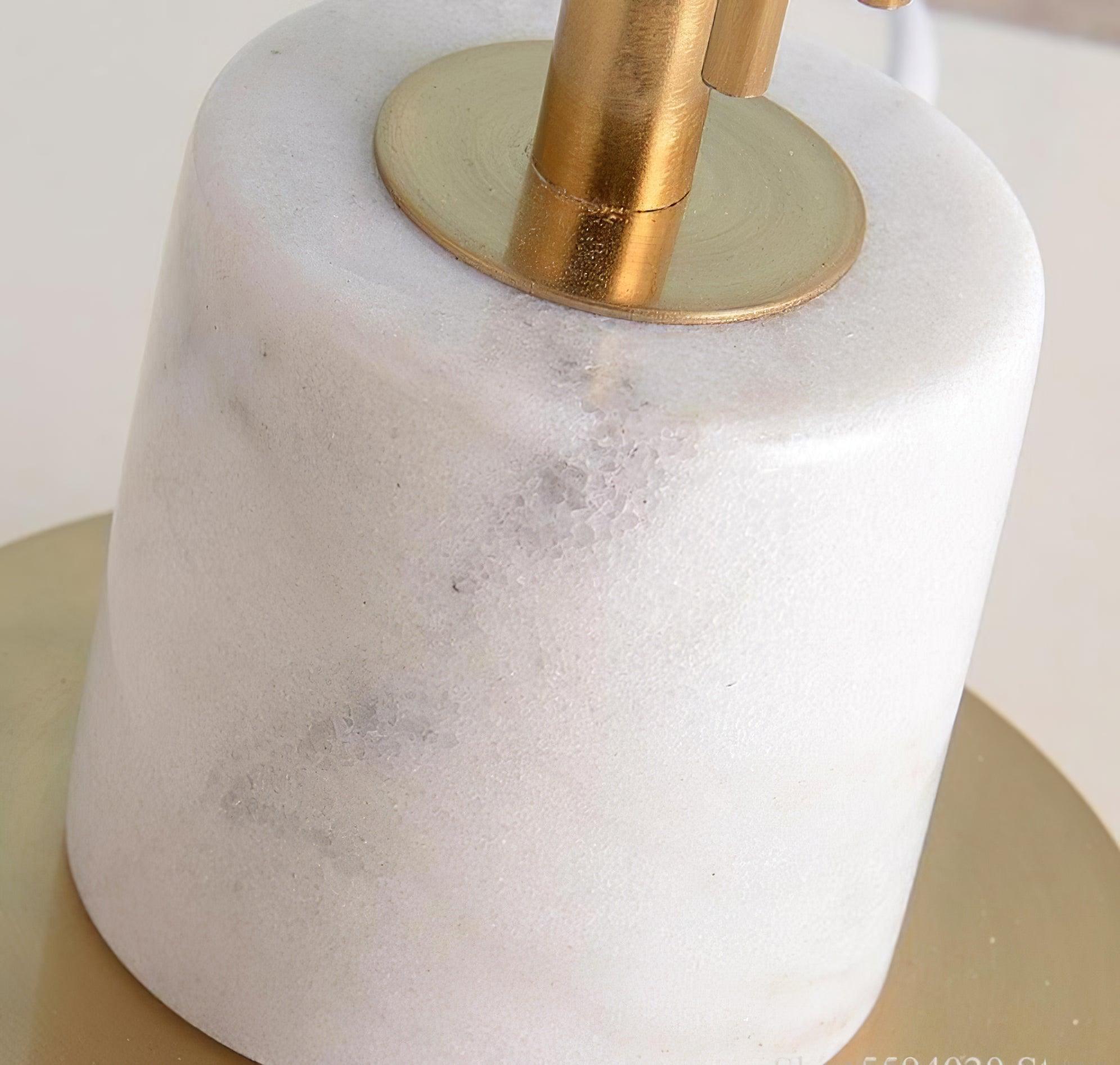 Opus Marble Art Deco Table Lamp-Neutral Decor