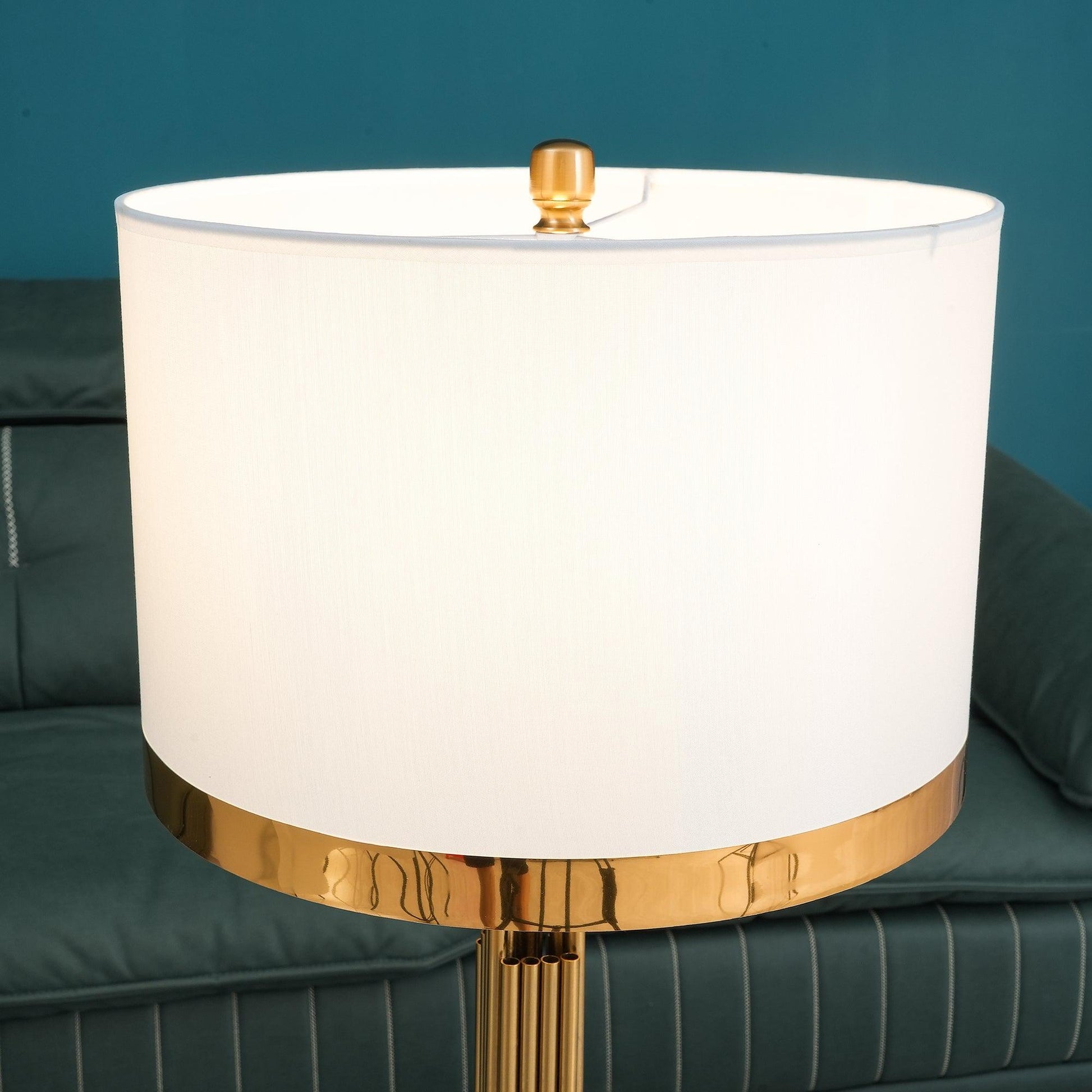 Opus Marble Art Deco Table Lamp-Neutral Decor