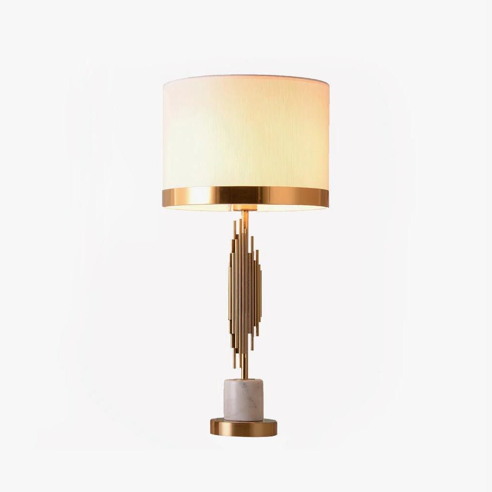 Opus Marble Art Deco Table Lamp-Neutral Decor