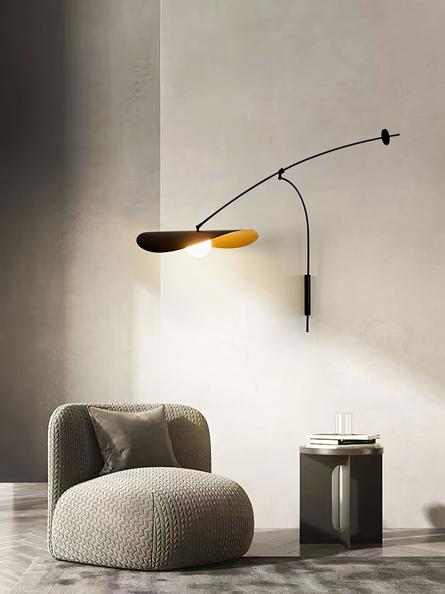 Tirove Glass Minimalist Wall Lamp-Neutral Decor