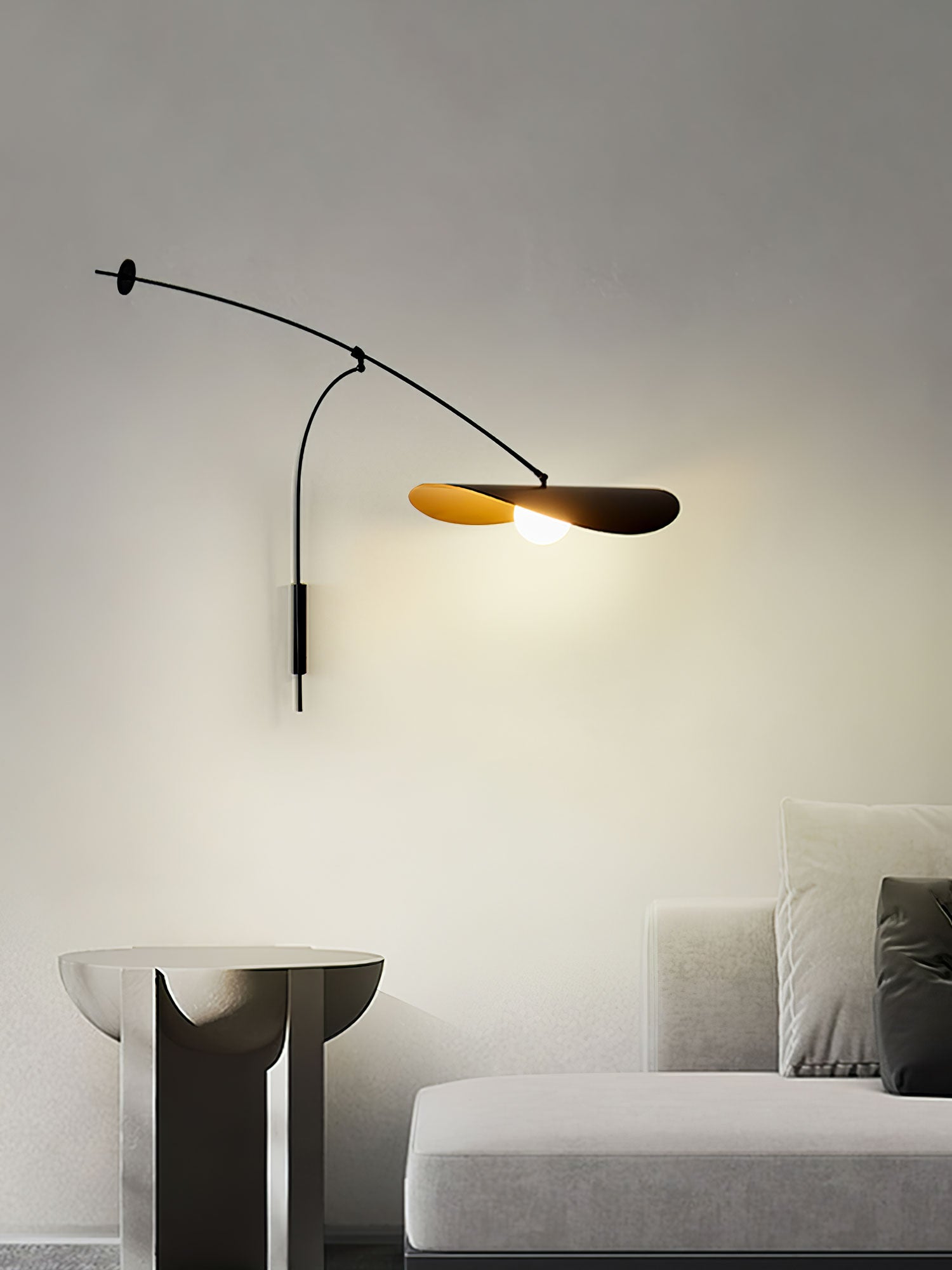Tirove Glass Minimalist Wall Lamp-Neutral Decor