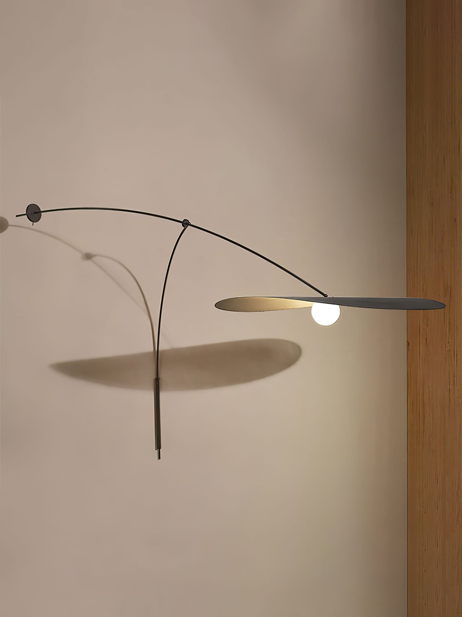 Tirove Glass Minimalist Wall Lamp-Neutral Decor