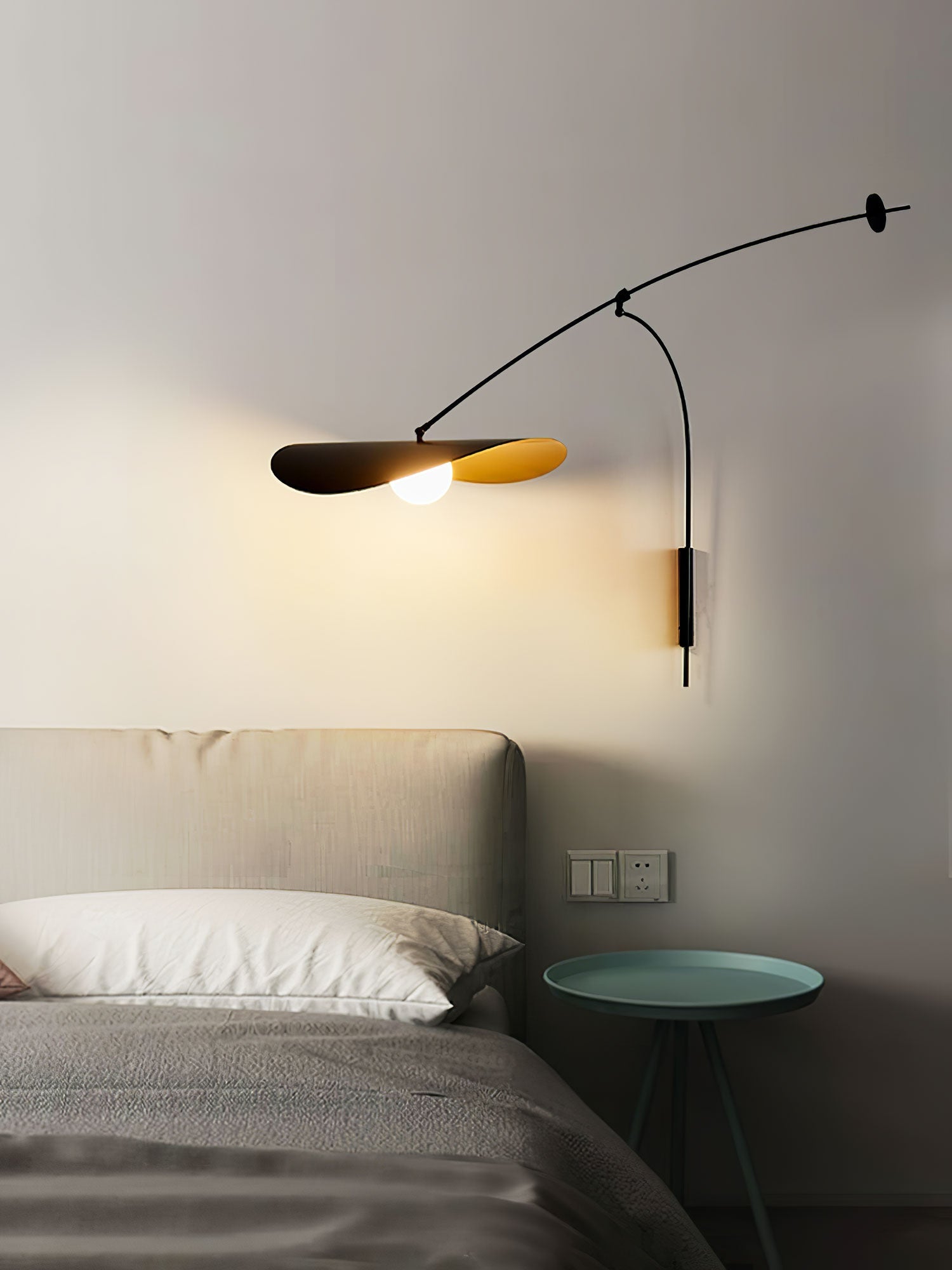 Tirove Glass Minimalist Wall Lamp-Neutral Decor