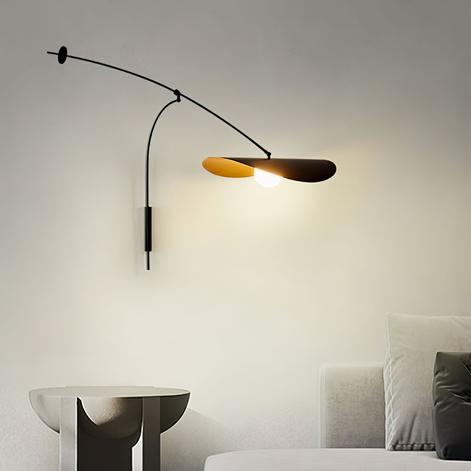 Tirove Glass Minimalist Wall Lamp-Neutral Decor