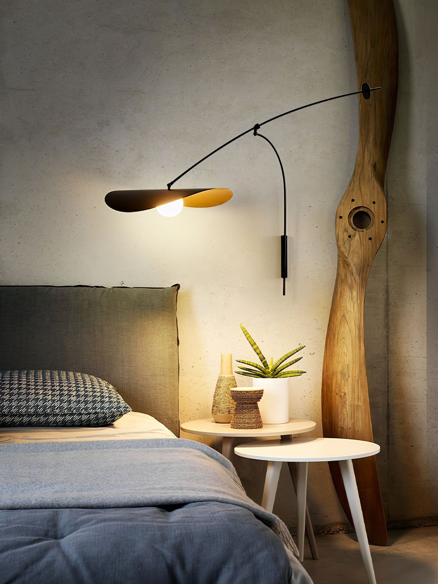 Tirove Glass Minimalist Wall Lamp-Neutral Decor