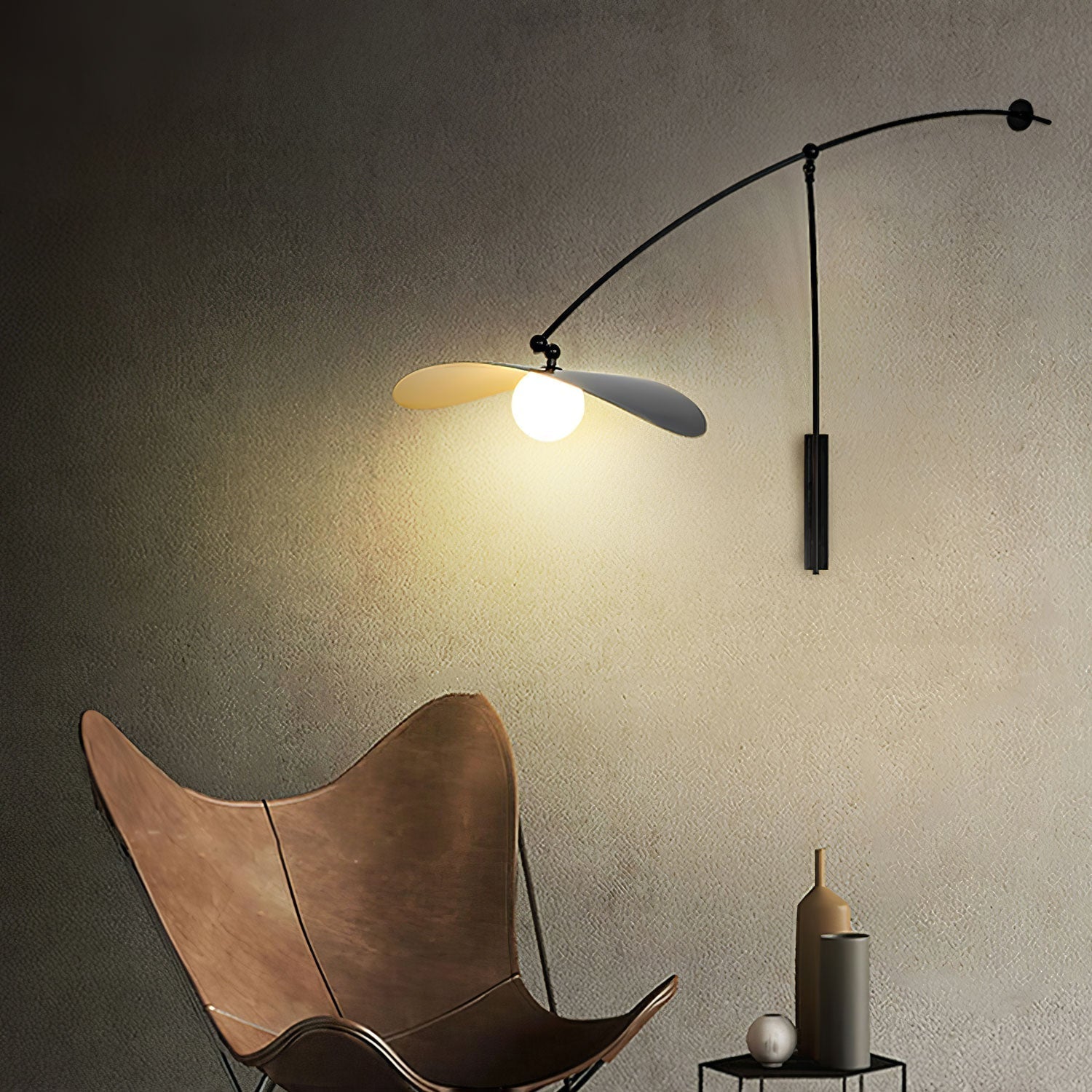 Tirove Glass Minimalist Wall Lamp-Neutral Decor