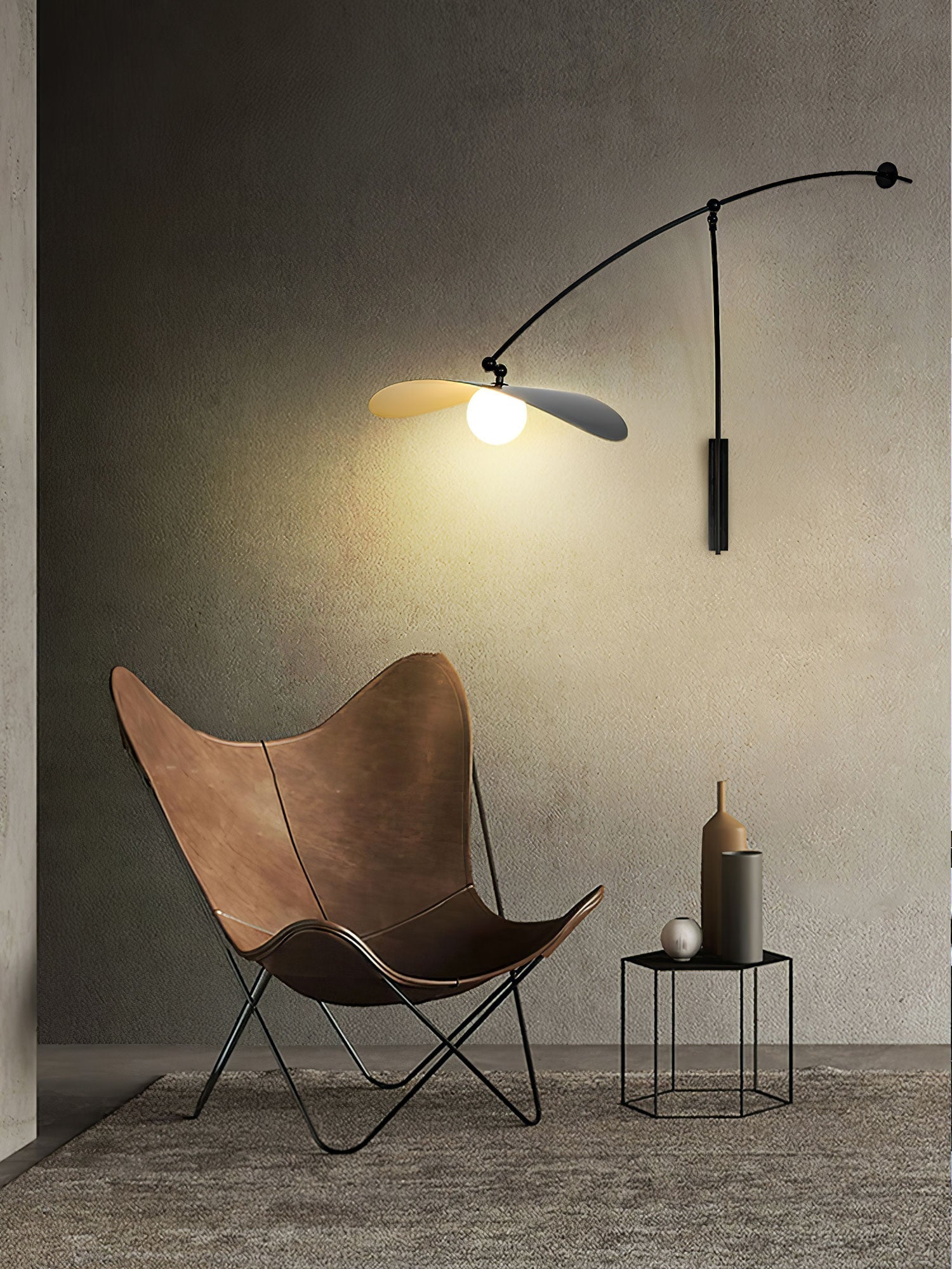 Tirove Glass Minimalist Wall Lamp-Neutral Decor