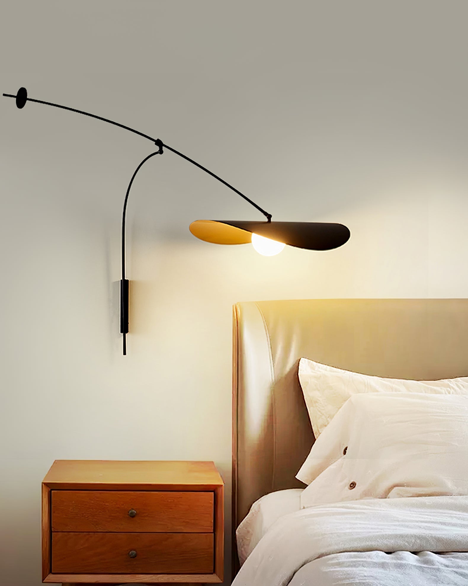 Myrna Wall Lamp as a piece of functional wall art.
