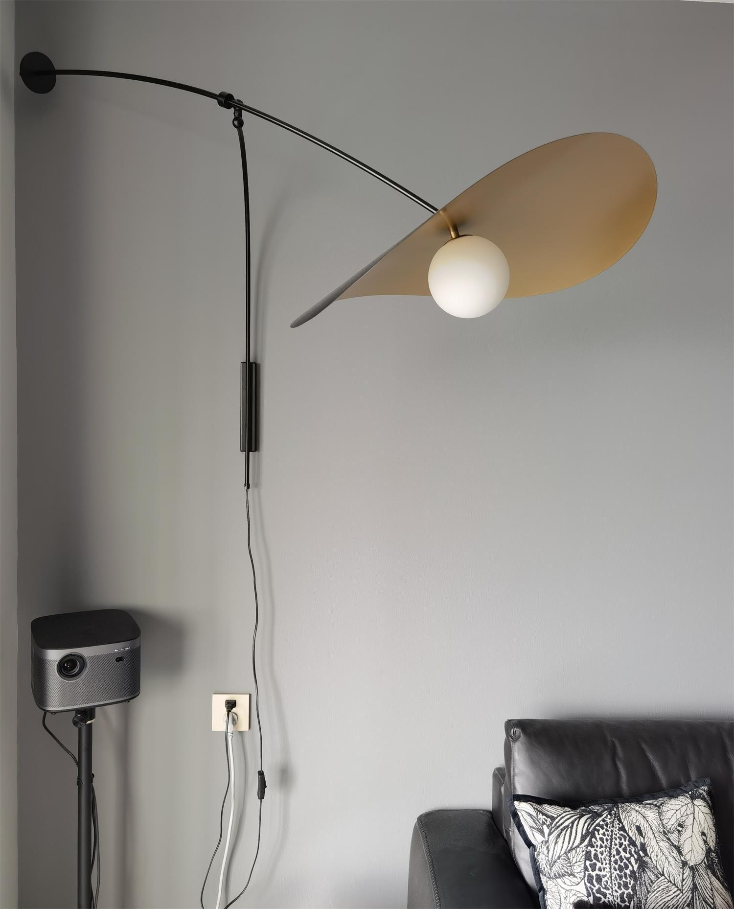Tirove Glass Minimalist Wall Lamp-Neutral Decor