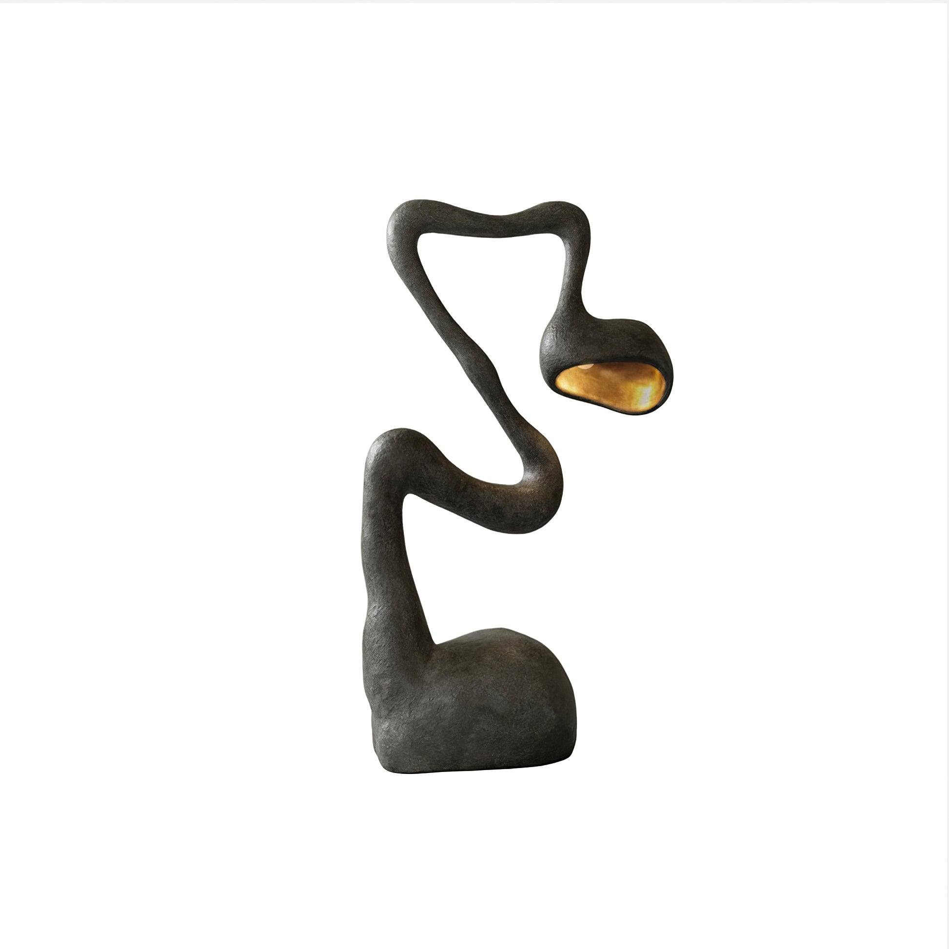 Olcarus Organic Ceramic Floor Lamp-Neutral Decor