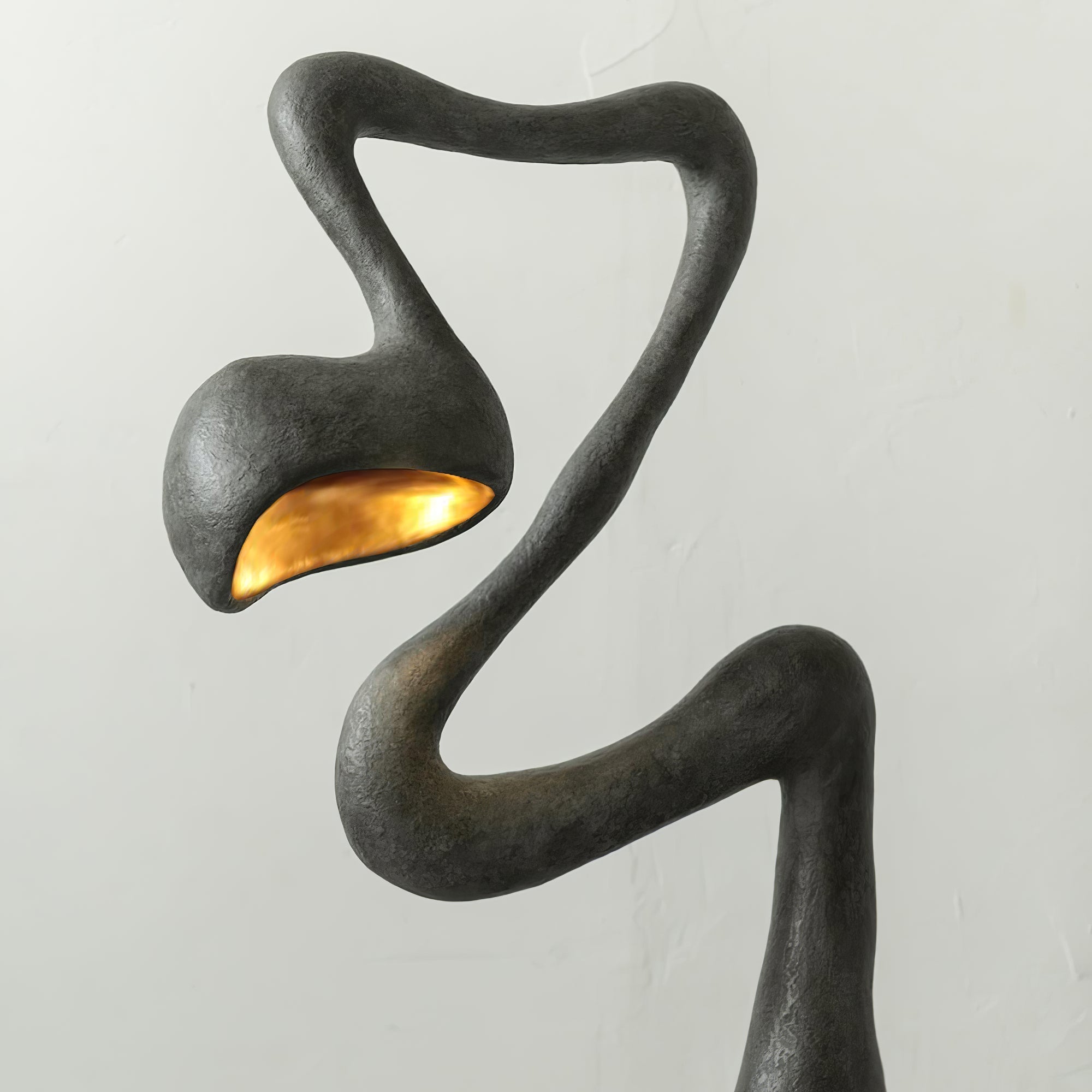 Olcarus Organic Ceramic Floor Lamp-Neutral Decor