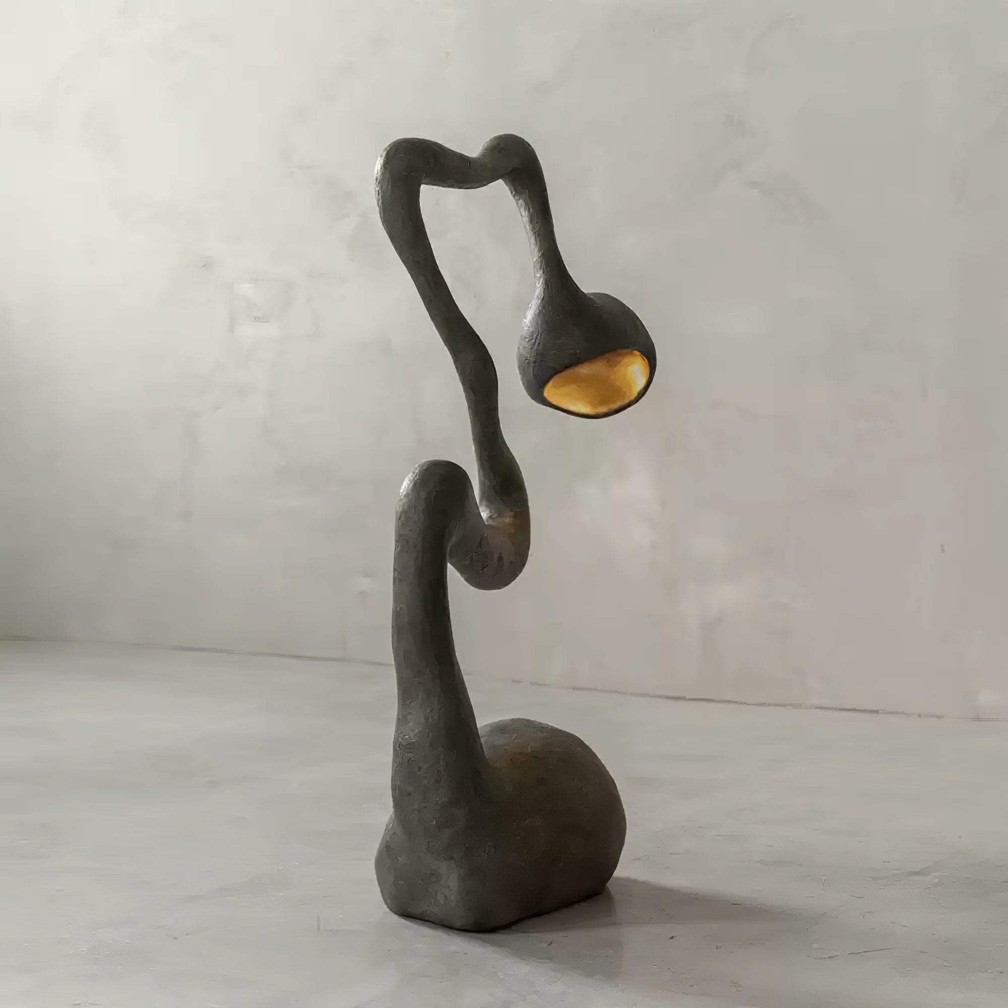 Olcarus Organic Ceramic Floor Lamp-Neutral Decor