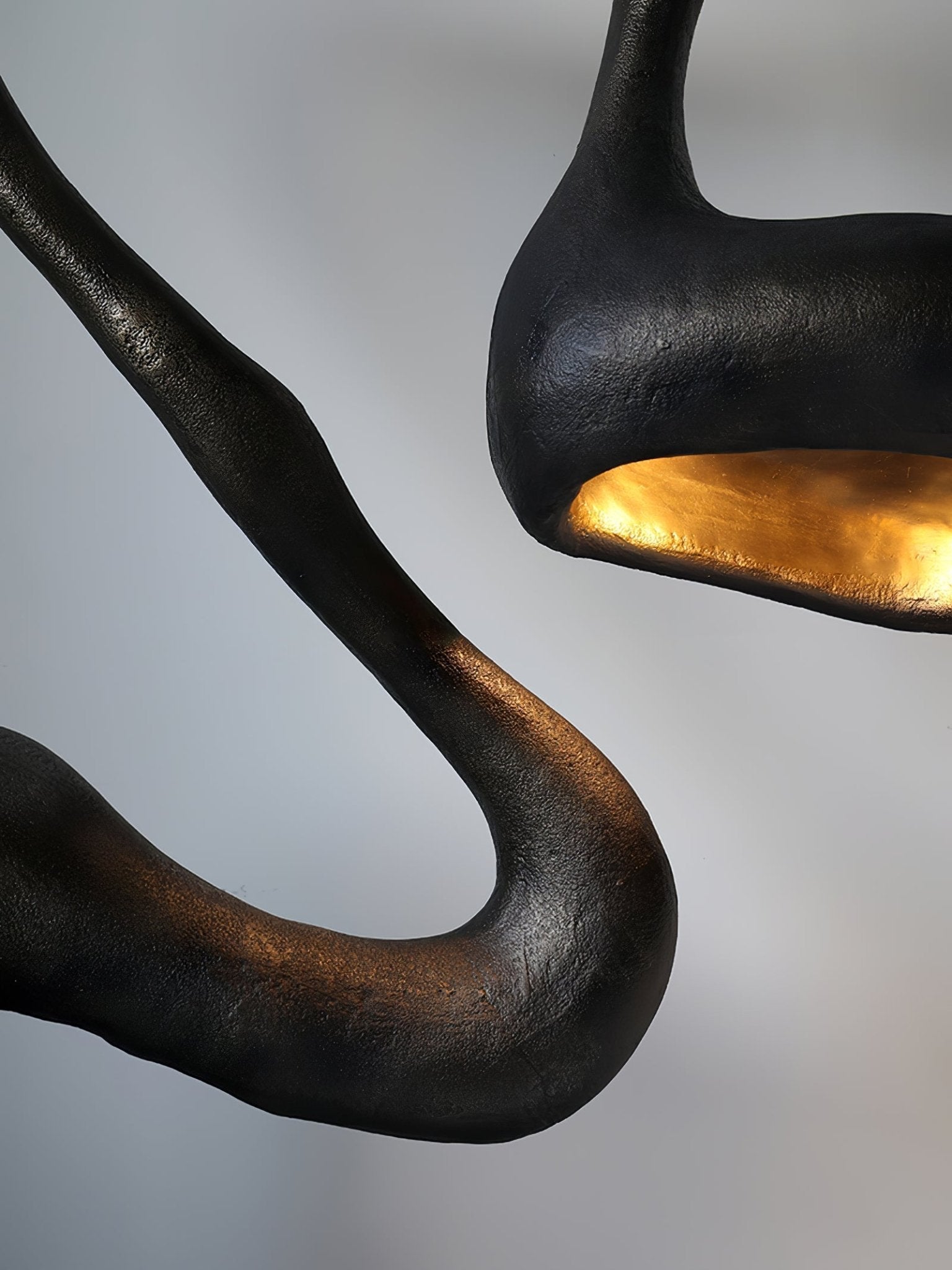 Olcarus Organic Ceramic Floor Lamp-Neutral Decor