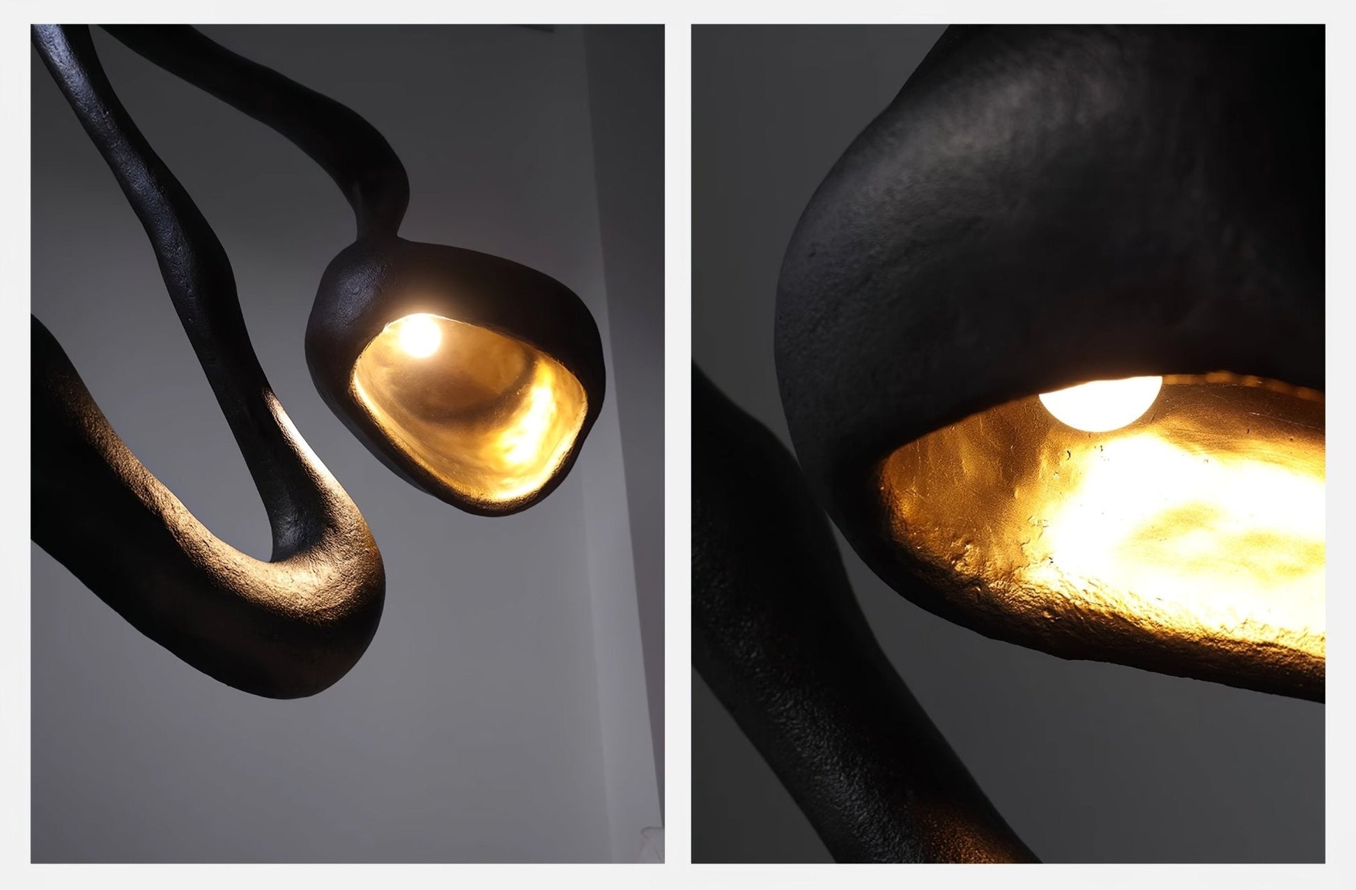 Olcarus Organic Ceramic Floor Lamp-Neutral Decor