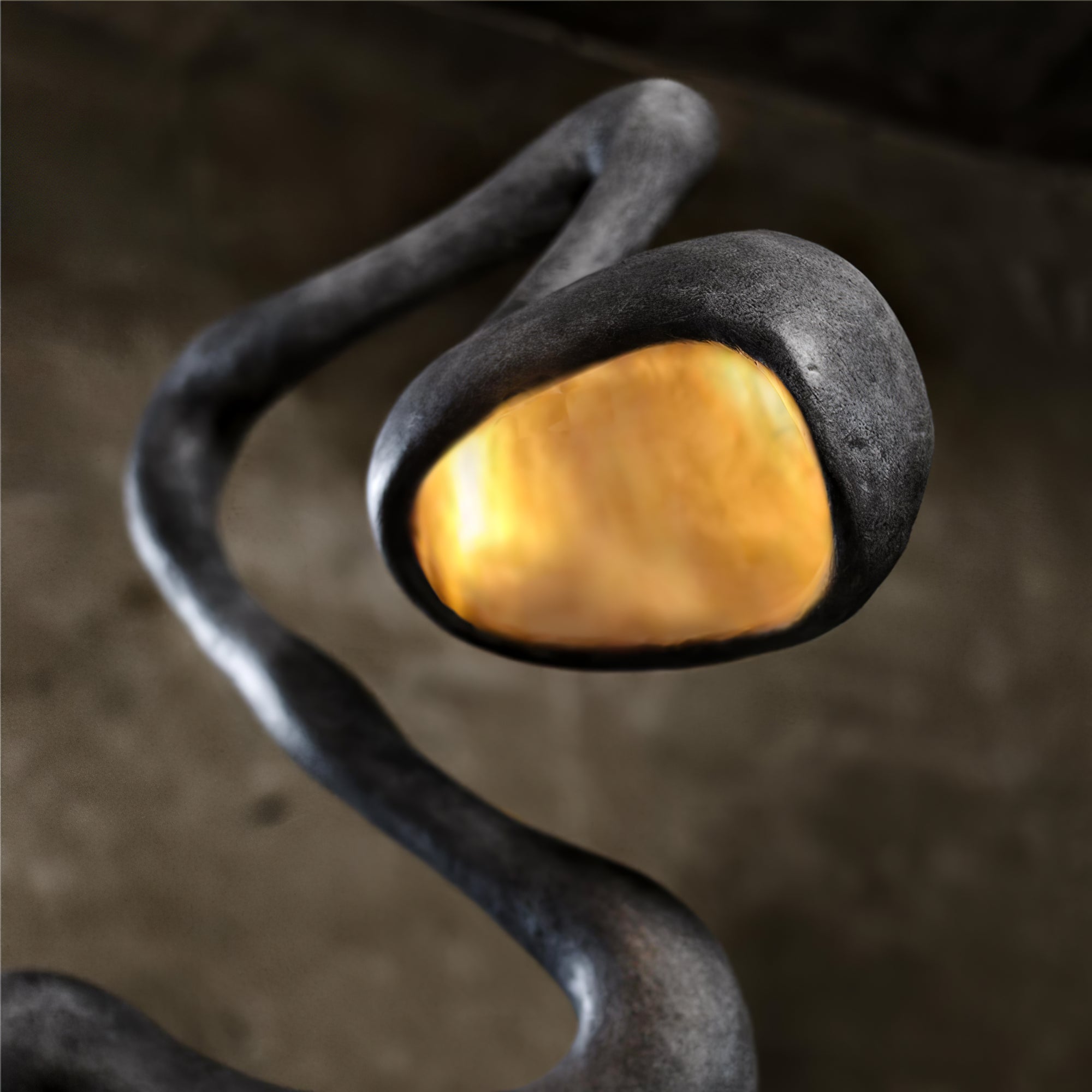 Olcarus Organic Ceramic Floor Lamp-Neutral Decor