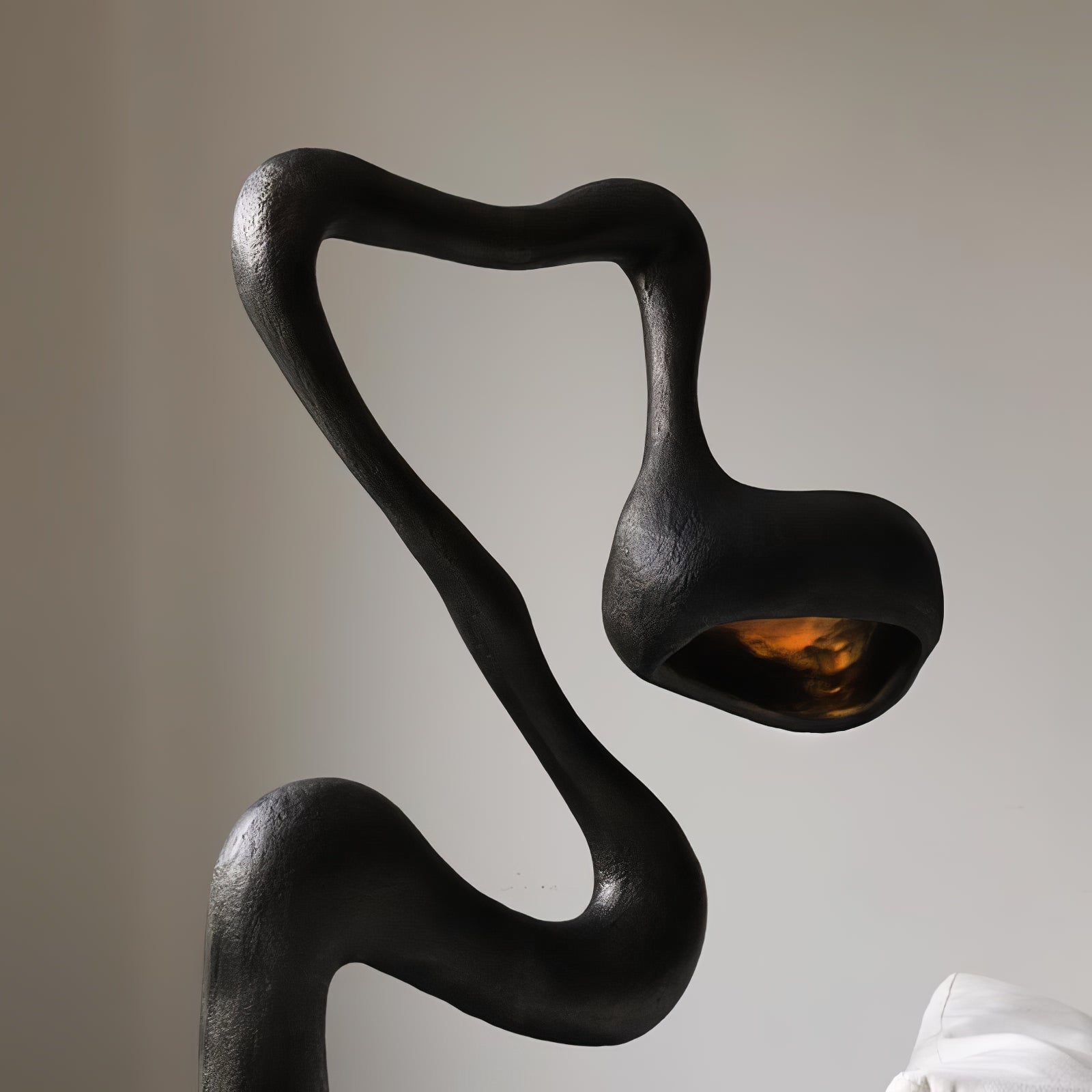Olcarus Organic Ceramic Floor Lamp-Neutral Decor