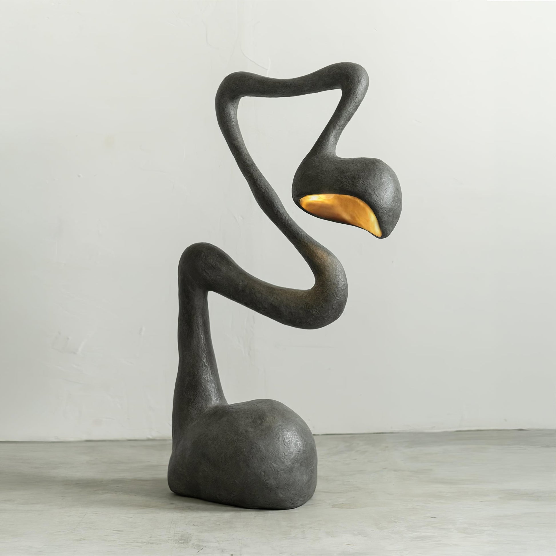 Olcarus Organic Ceramic Floor Lamp-Neutral Decor