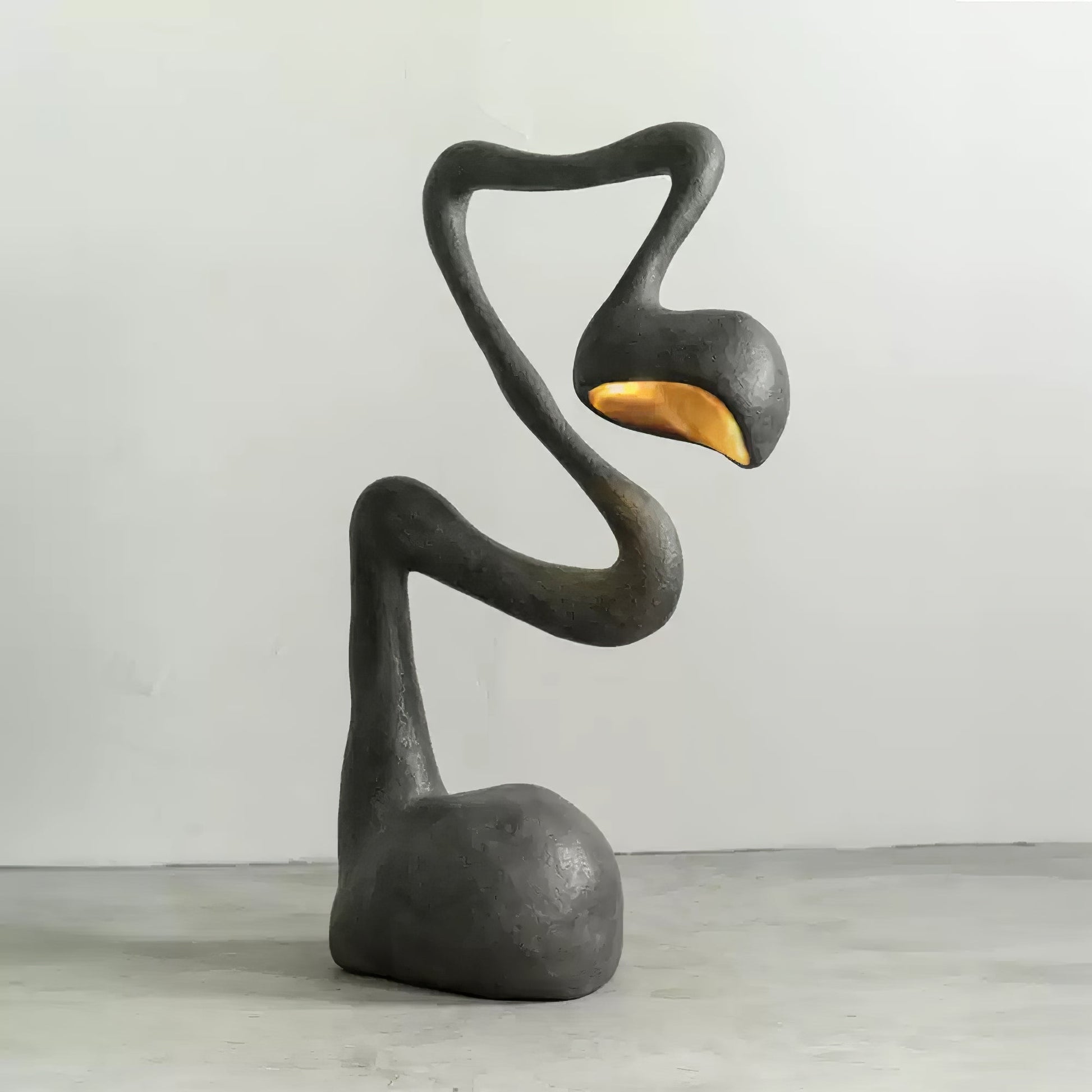 Olcarus Organic Ceramic Floor Lamp-Neutral Decor