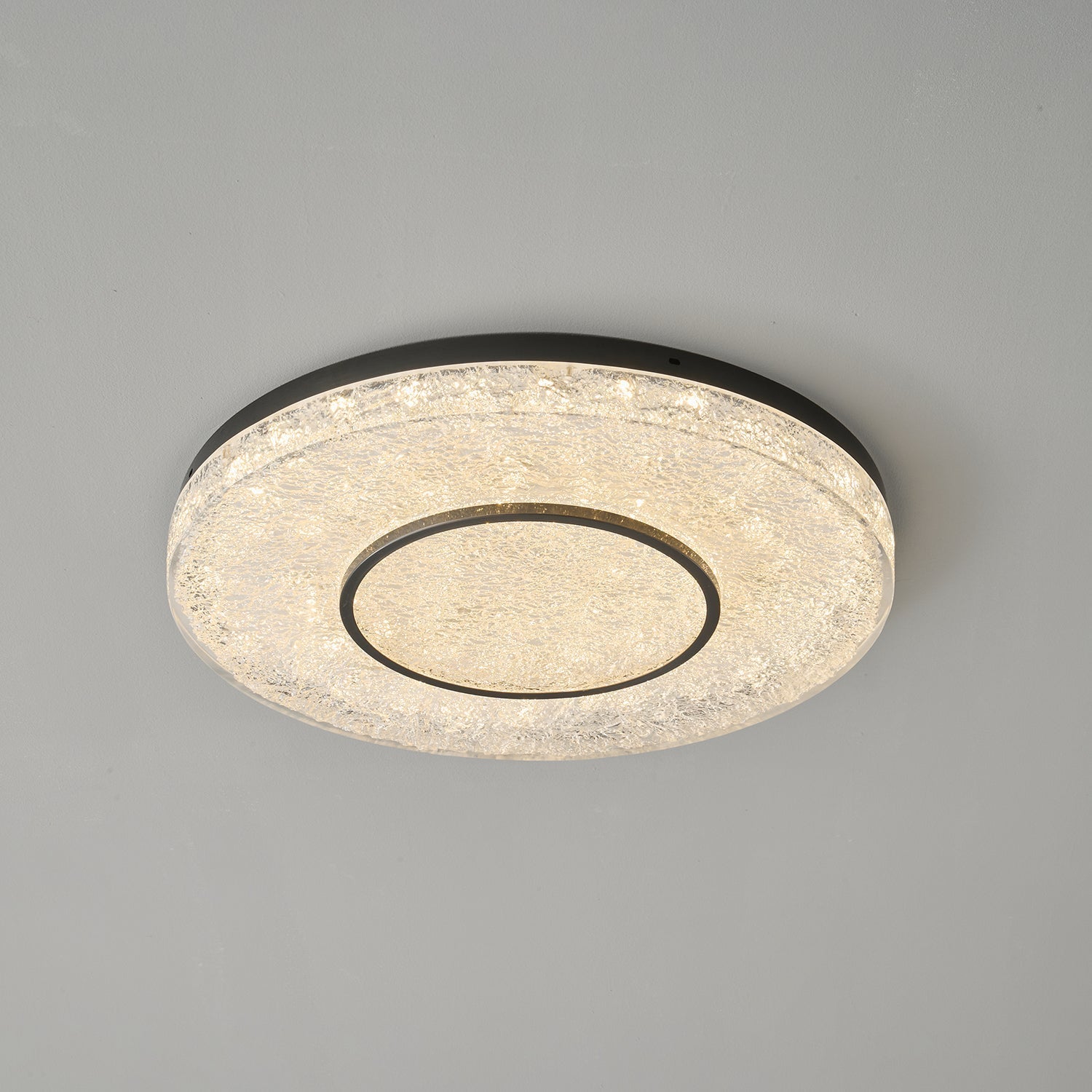 Lustra Ceiling Lamp Mysterious Circle Brass Resin-Neutral Decor