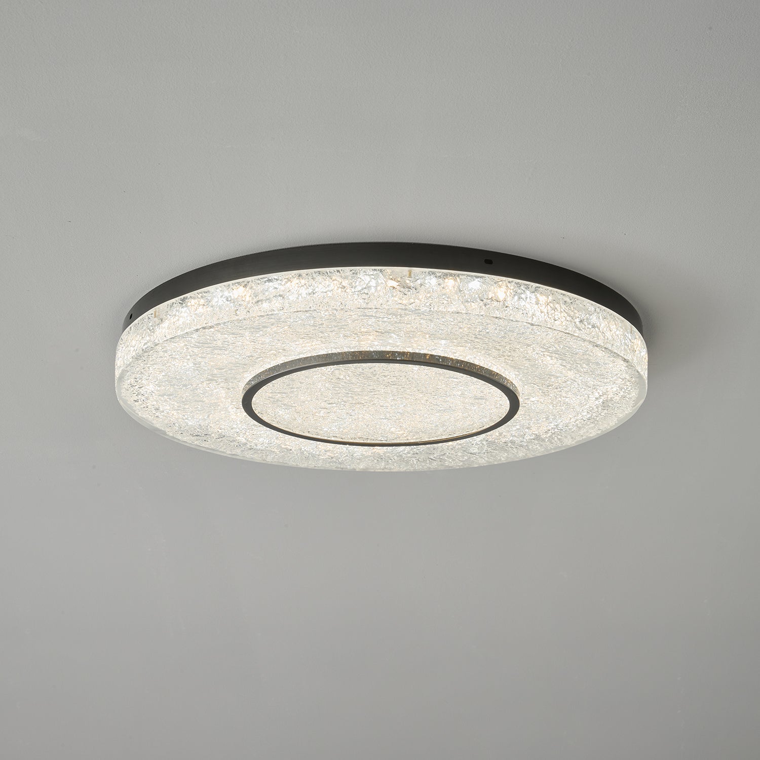 Lustra Ceiling Lamp Mysterious Circle Brass Resin-Neutral Decor