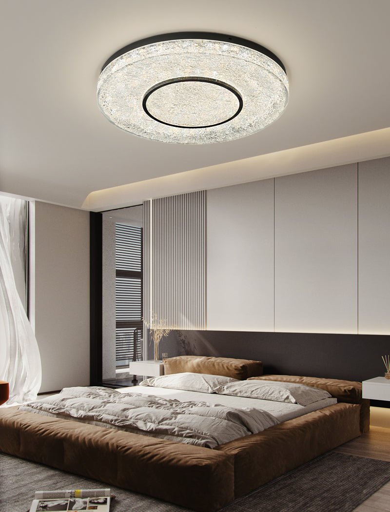 Lustra Ceiling Lamp Mysterious Circle Brass Resin-Neutral Decor