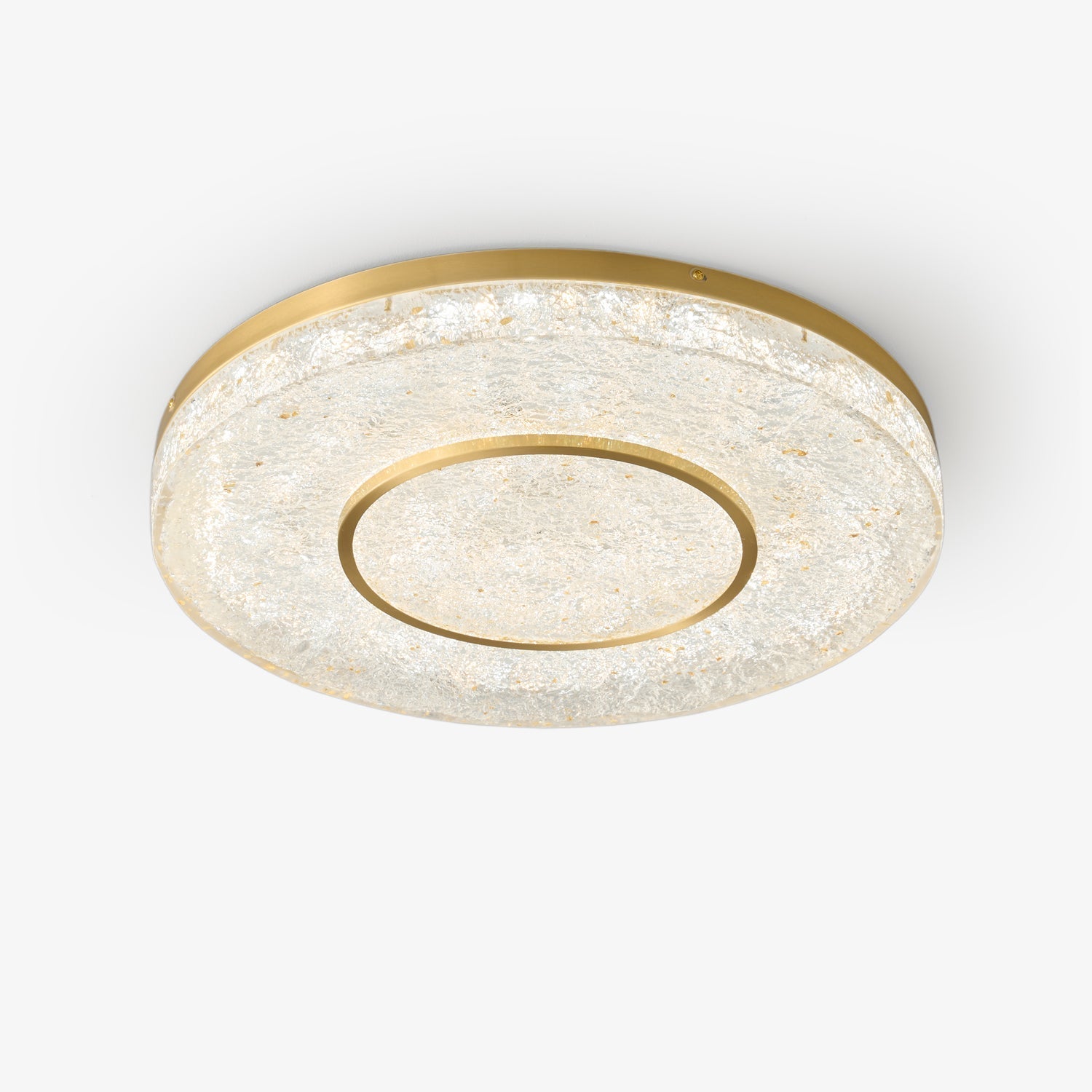 Lustra Ceiling Lamp Mysterious Circle Brass Resin-Neutral Decor