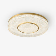 Lustra Ceiling Lamp Mysterious Circle Brass Resin-Neutral Decor