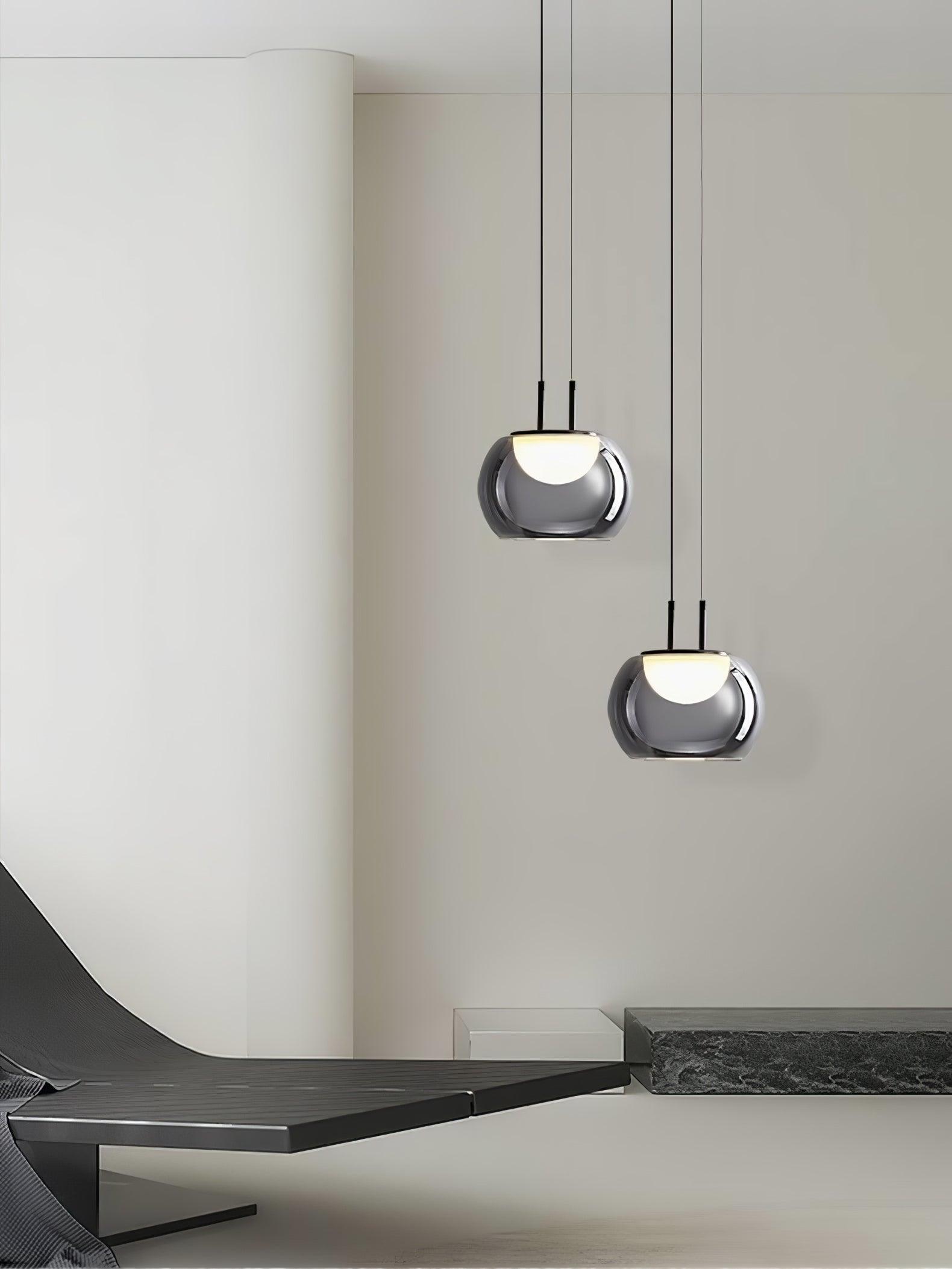 Ririxa Acrylic Glam Pendant Light-Neutral Decor