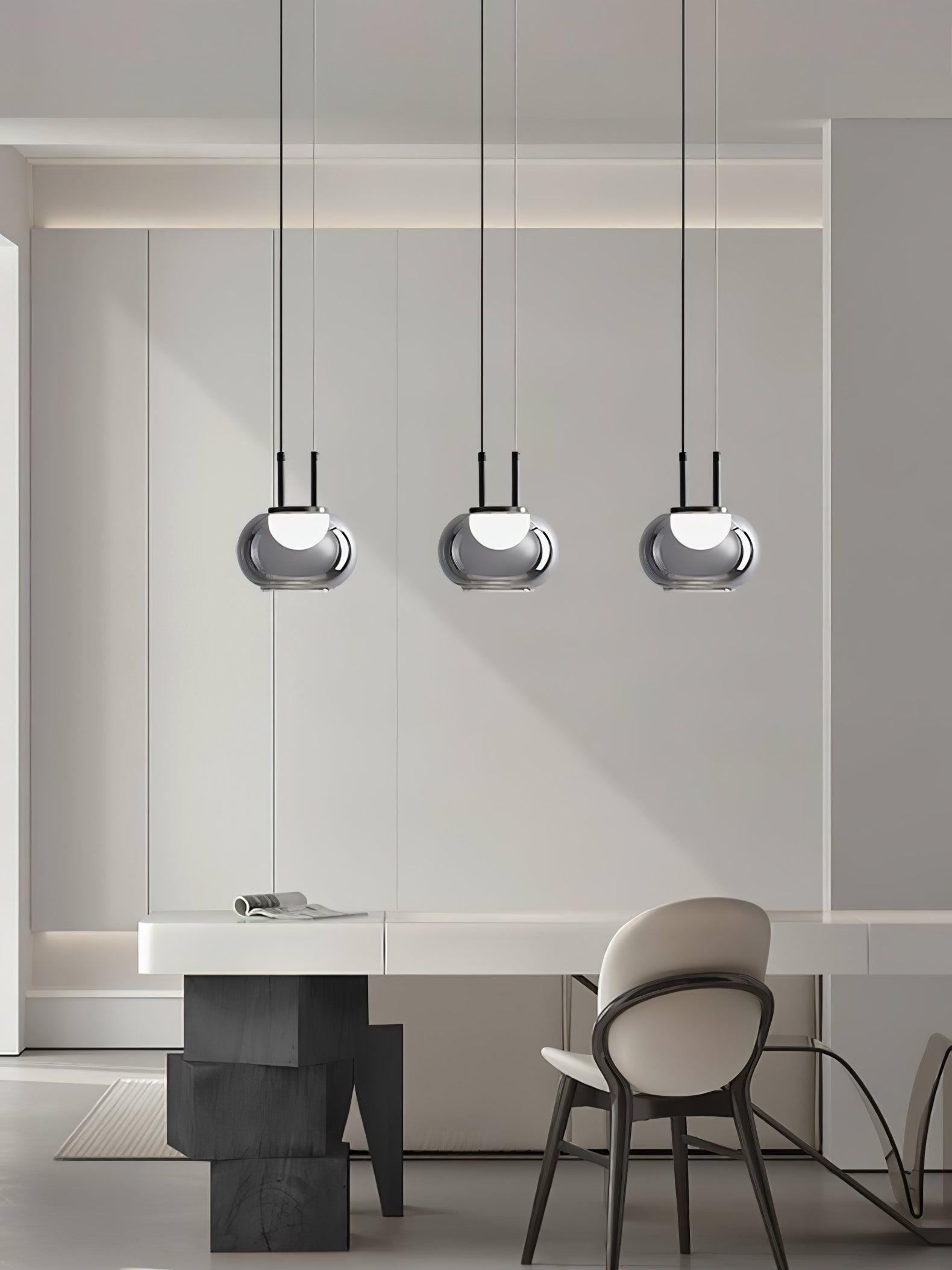 Ririxa Acrylic Glam Pendant Light-Neutral Decor