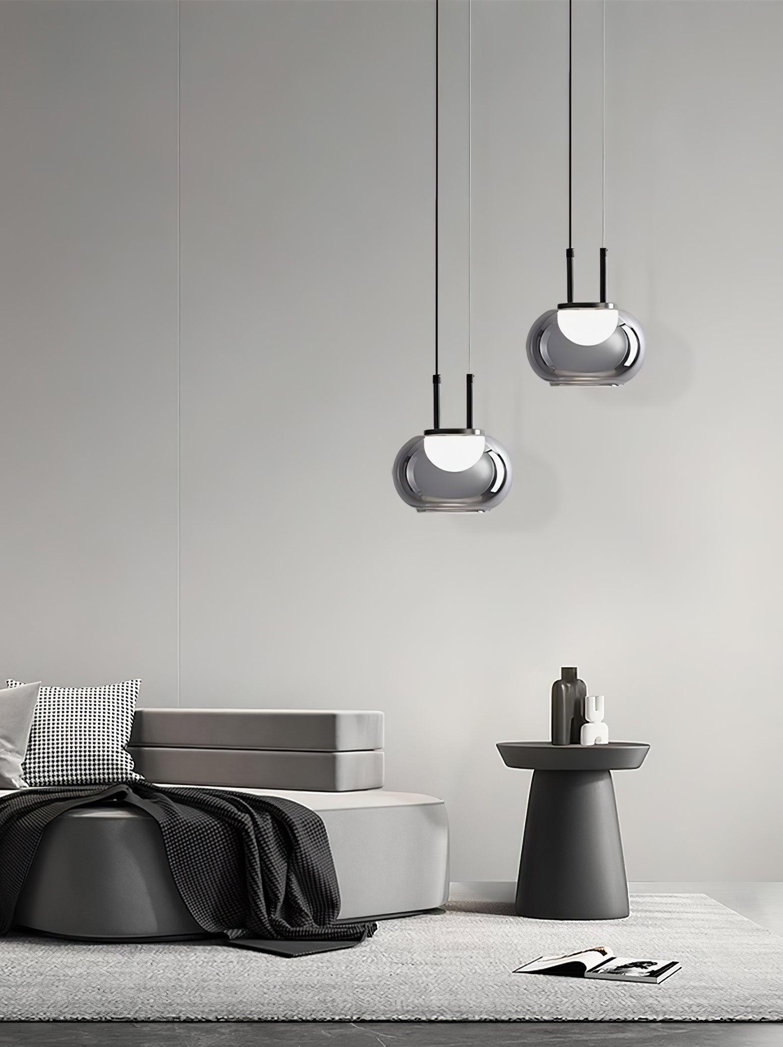 Ririxa Acrylic Glam Pendant Light-Neutral Decor