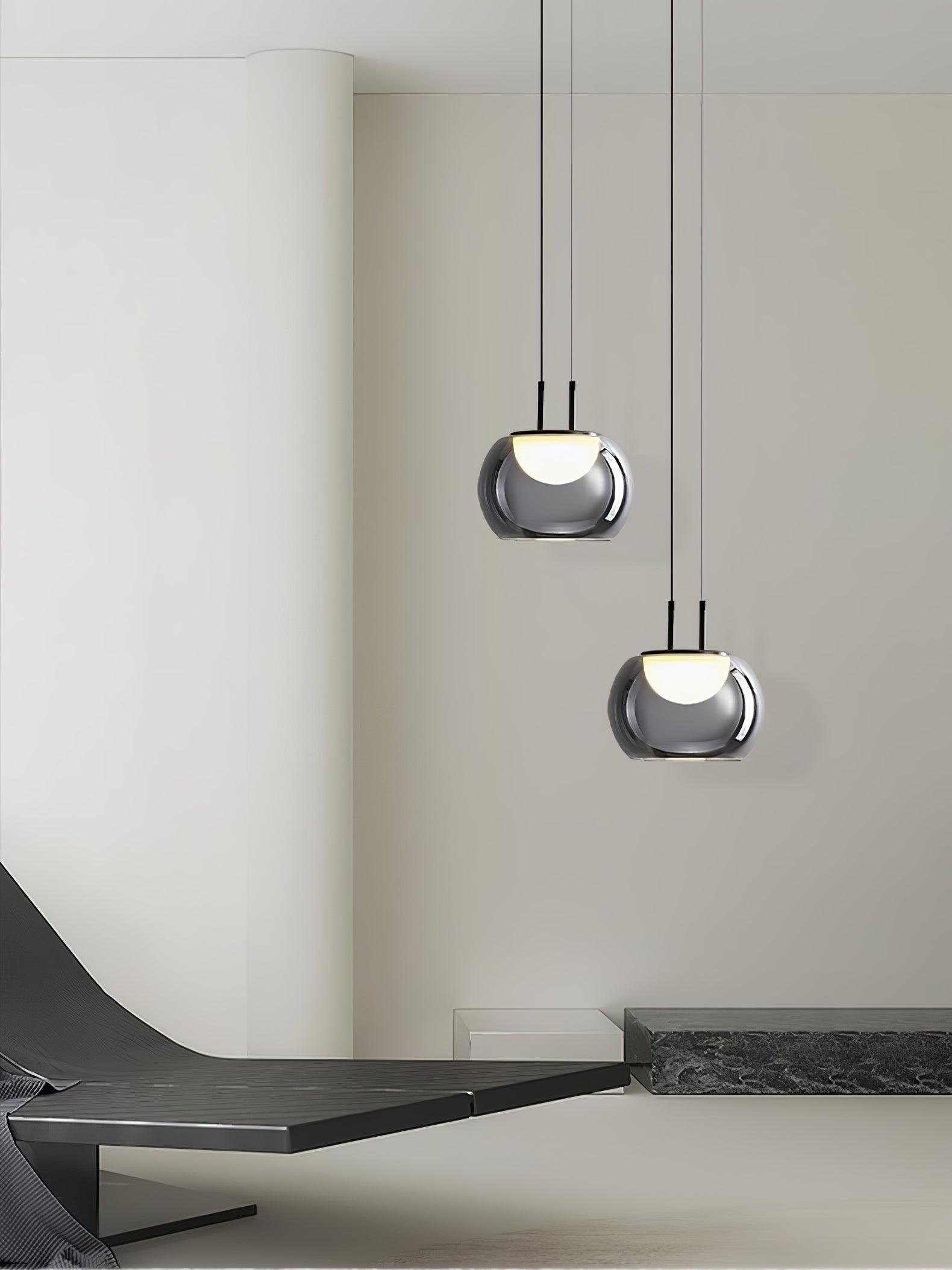 Ririxa Acrylic Glam Pendant Light-Neutral Decor