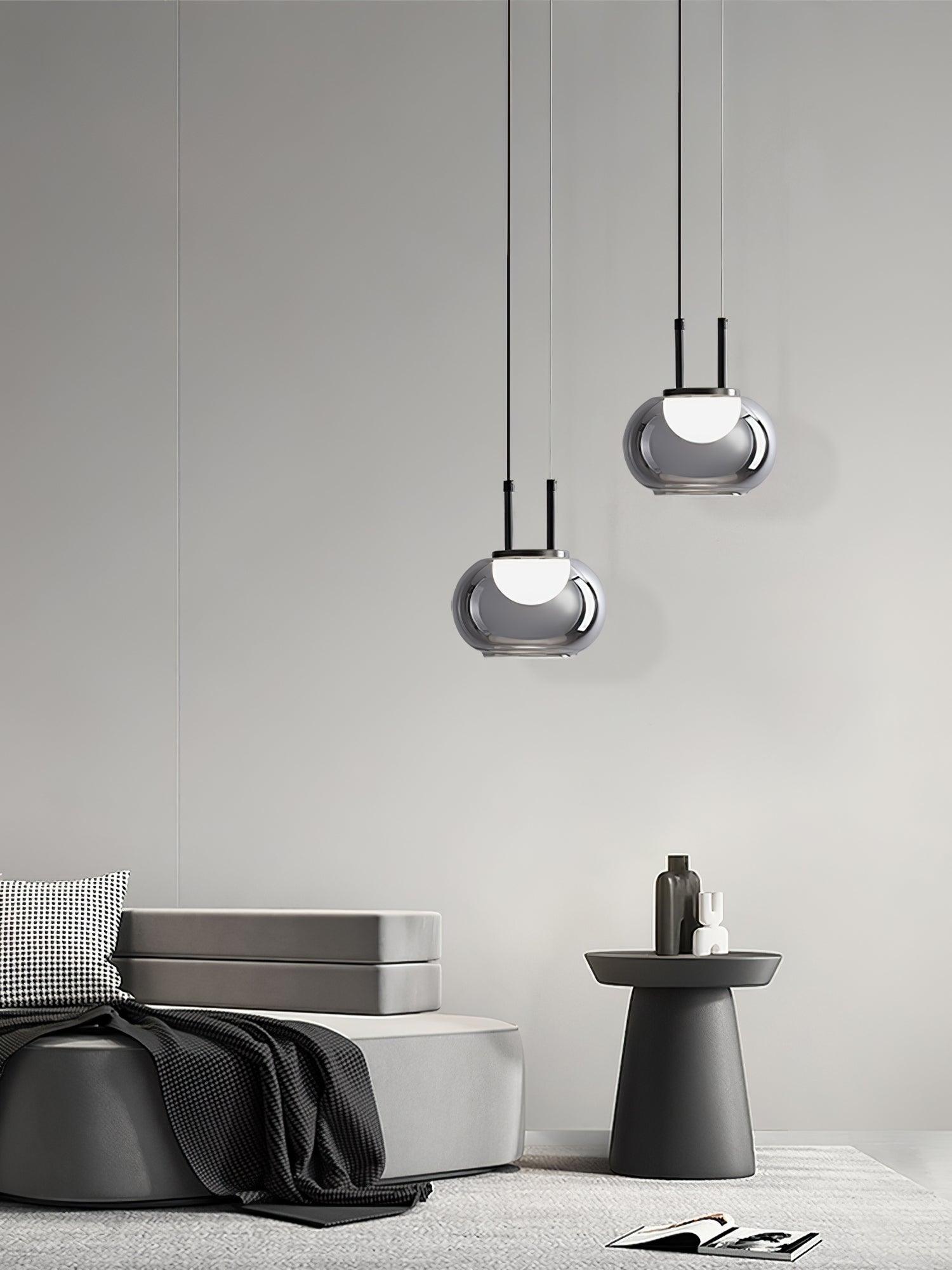 Ririxa Acrylic Glam Pendant Light-Neutral Decor