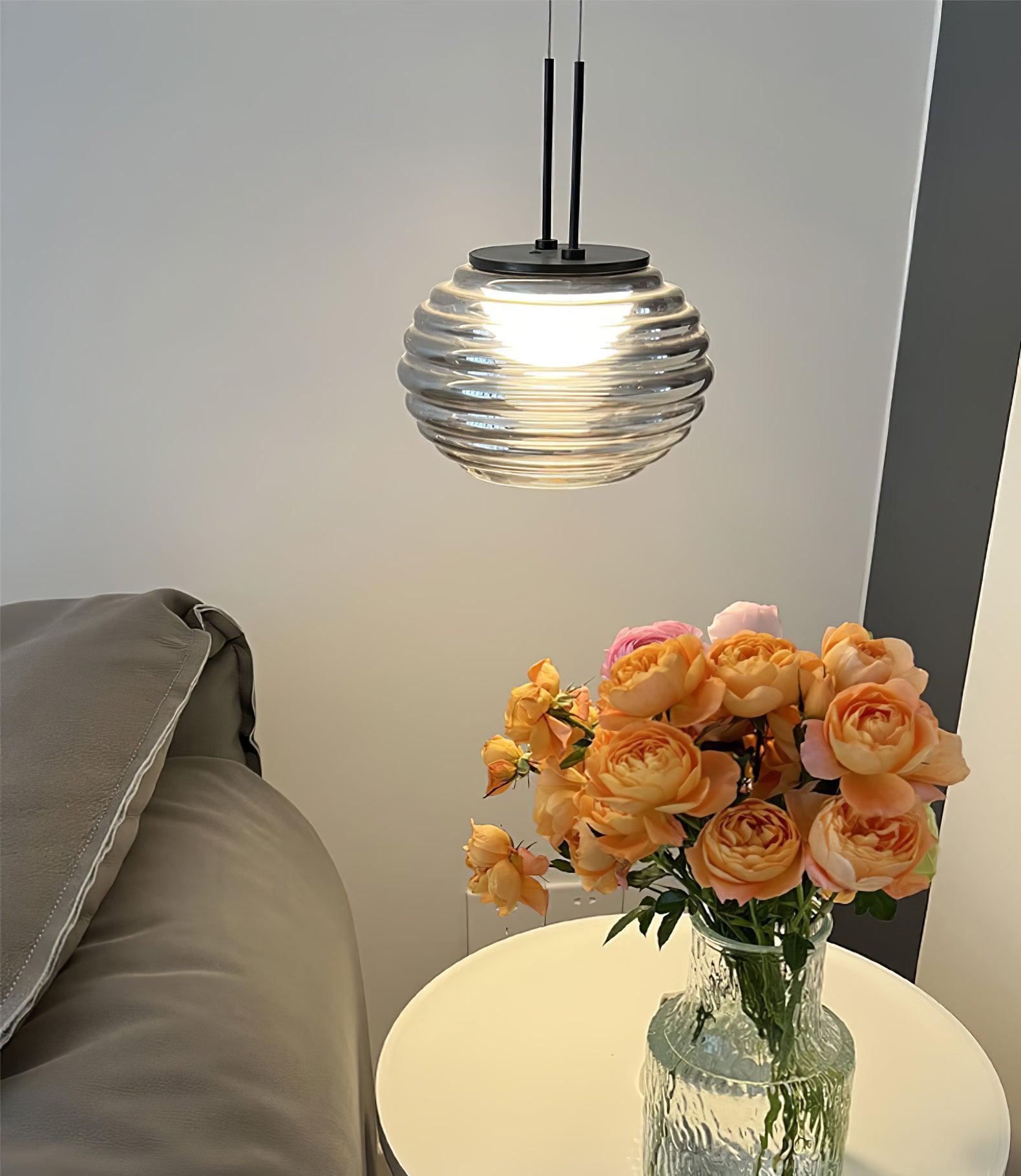 Ririxa Acrylic Glam Pendant Light-Neutral Decor