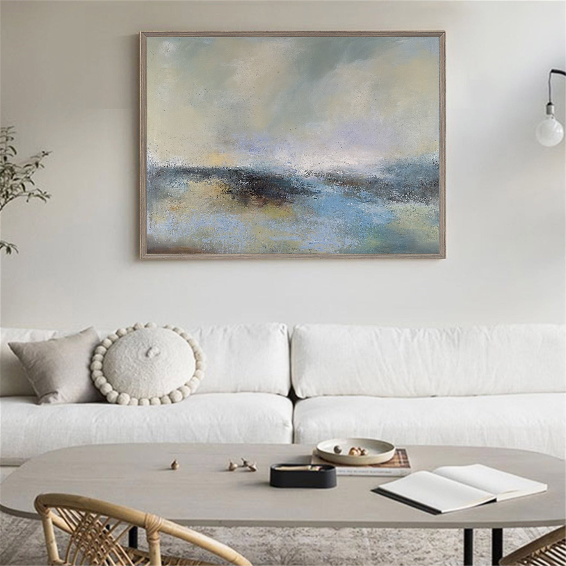 Abstract Sea Painting ABSH28 - Neutralighting