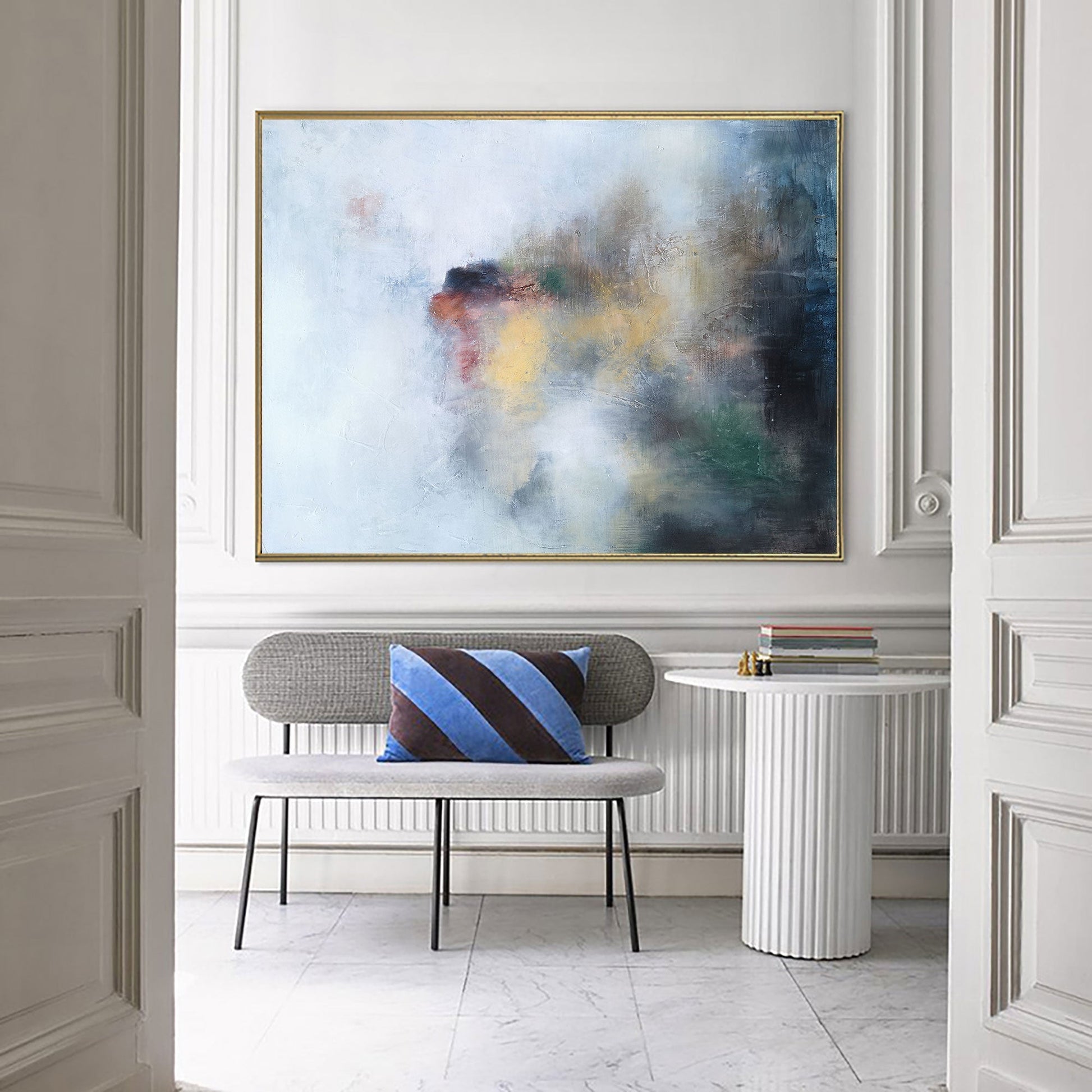 Ocean Abstract Painting ABSH34 - Neutralighting