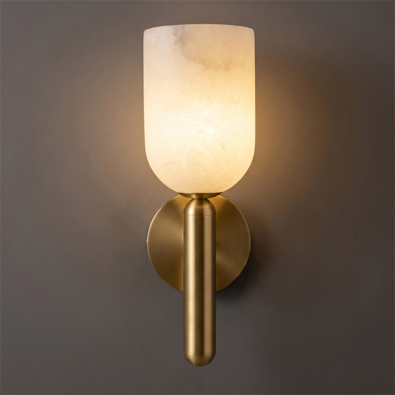 The collection of different alabaster sconce silhouettes.